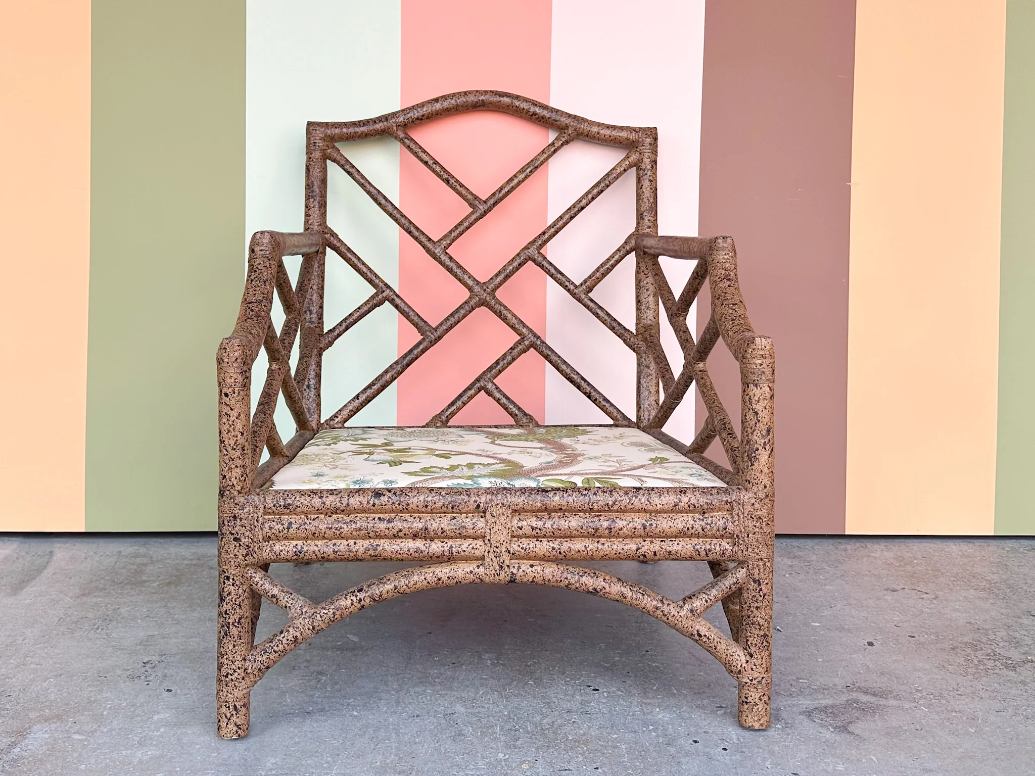 Chippendale Rattan Lounge Chair - Image 6