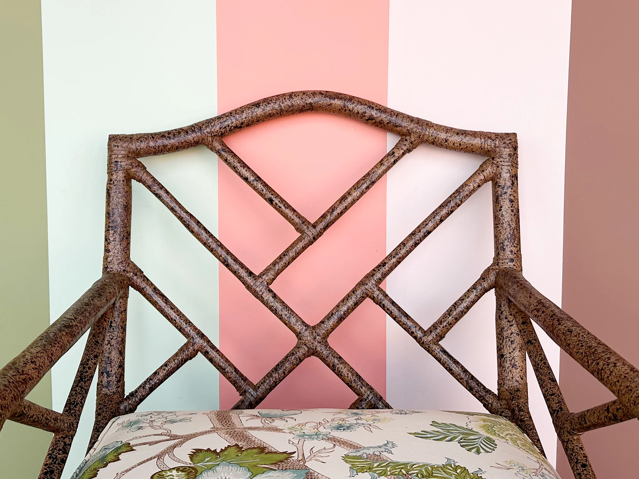 Chippendale Rattan Lounge Chair - Image 8