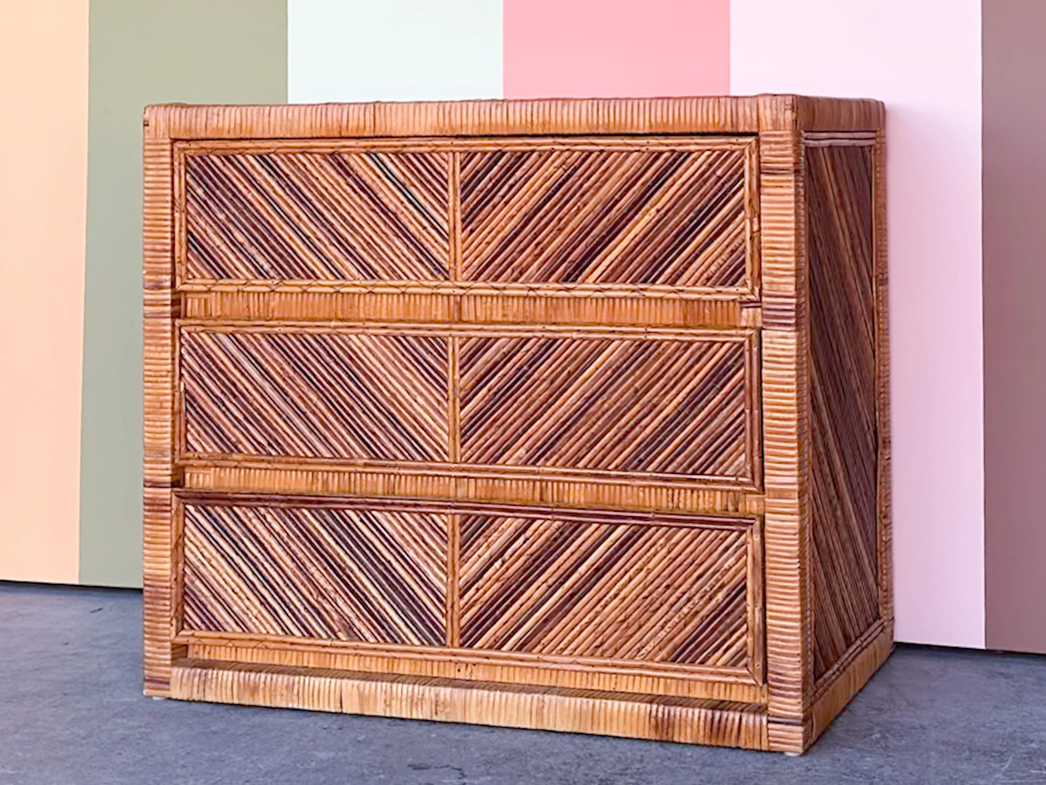 Coastal Chic Pencil Reed Chest - Image 2