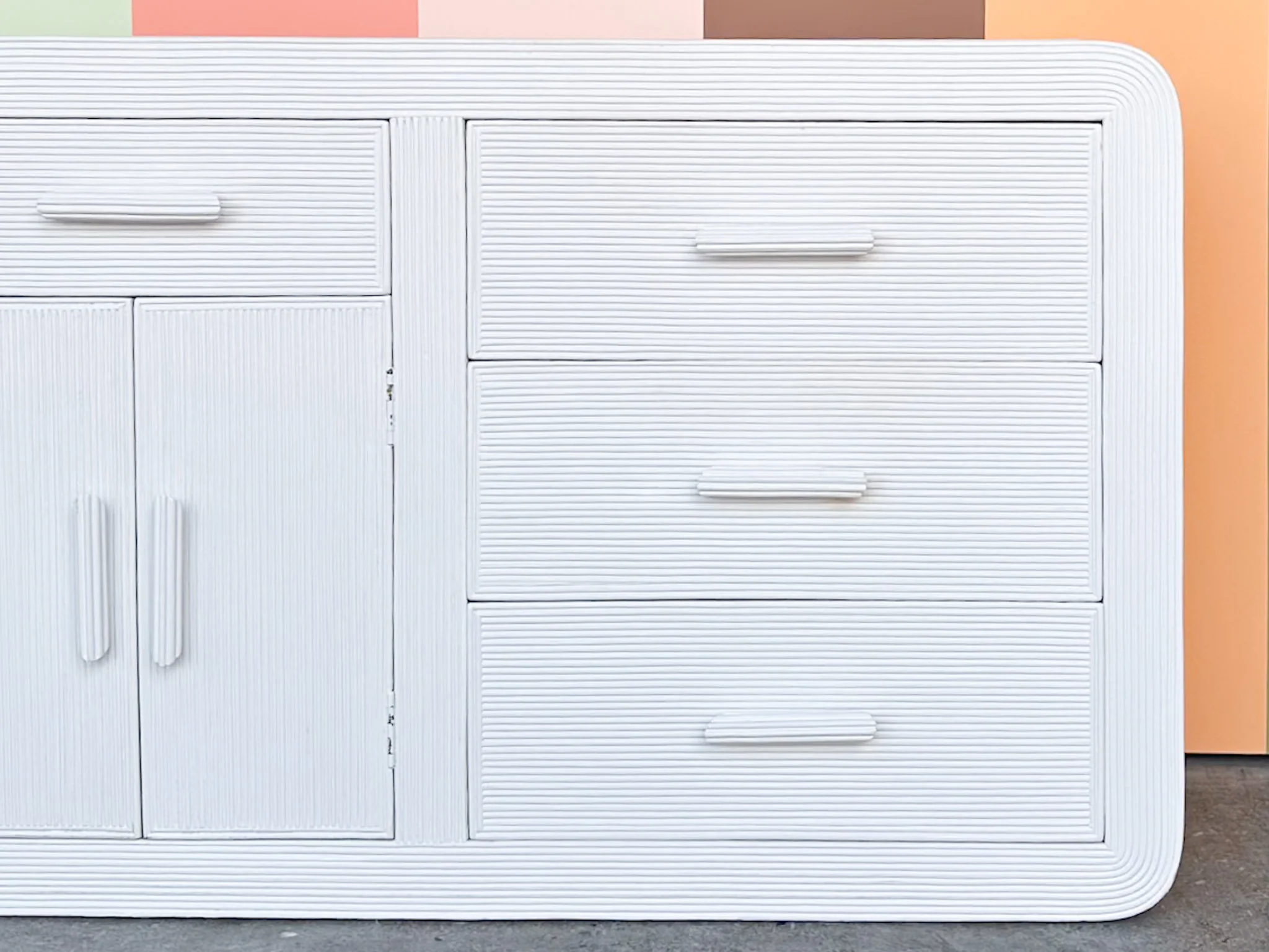 Coastal Chic Pencil Reed Dresser - Image 8