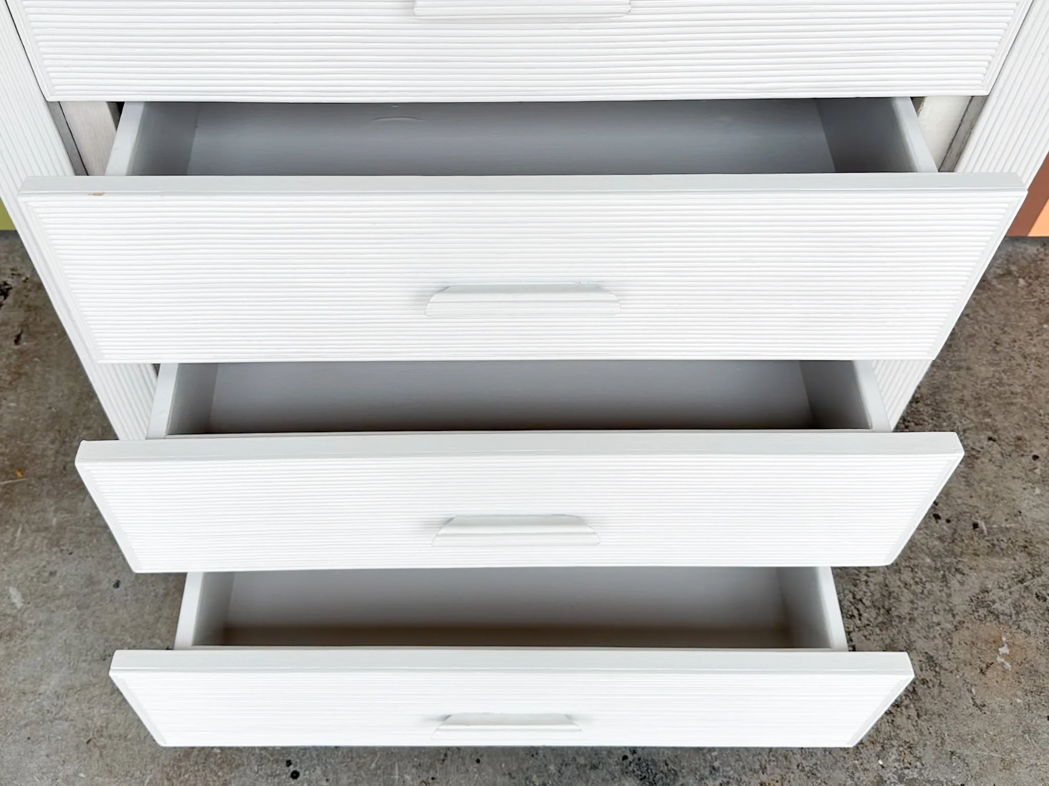 Coastal Chic Pencil Reed Tall Chest - Image 8