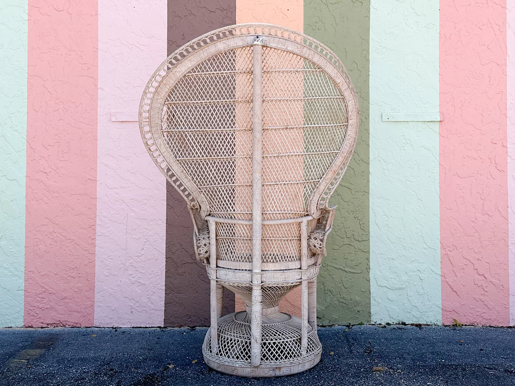 Coastal Chic Rattan Peacock Chair - Image 5