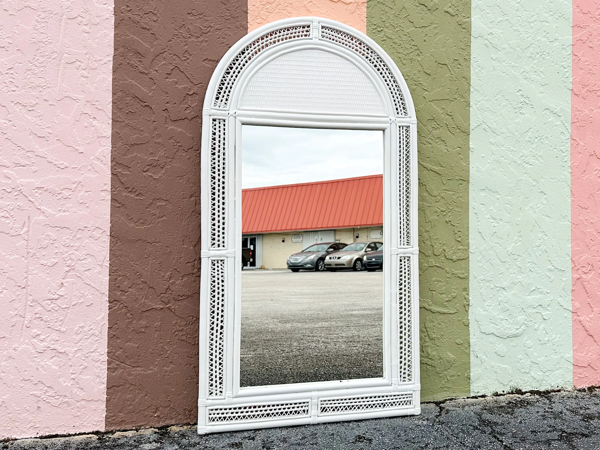 Coastal Cool Rattan Arch Mirror - Image 5