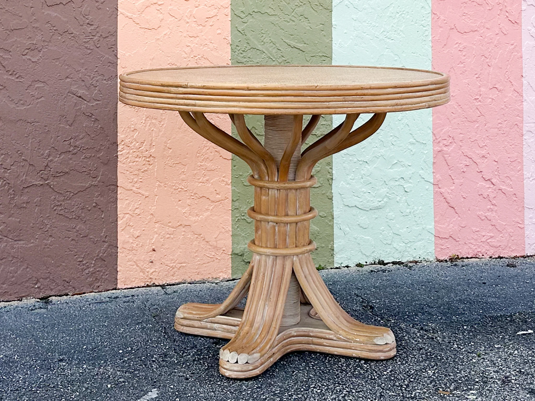 Coastal Rattan and Seagrass Entry Table - Image 3