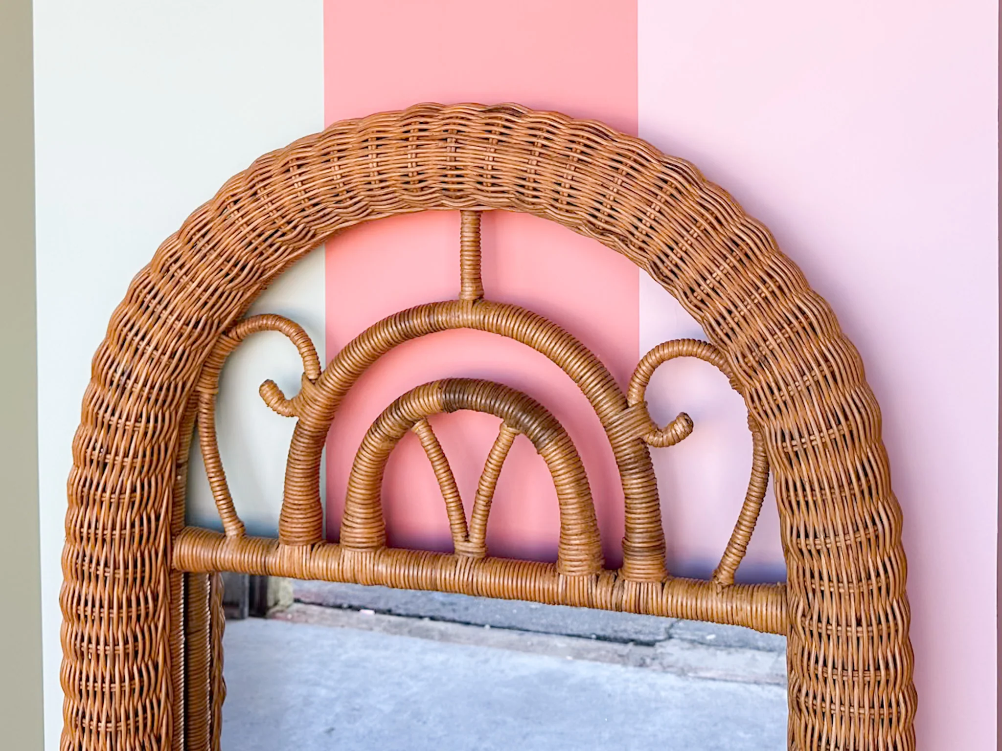 Coastal Rattan and Wicker Mirror - Image 6