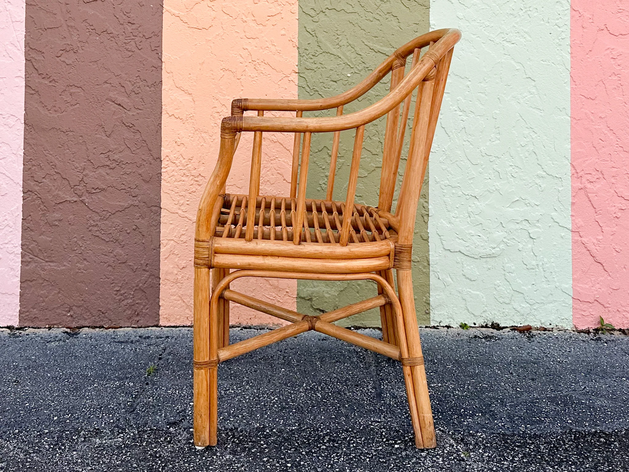 Coastal Rattan Barrel Chair - Image 17