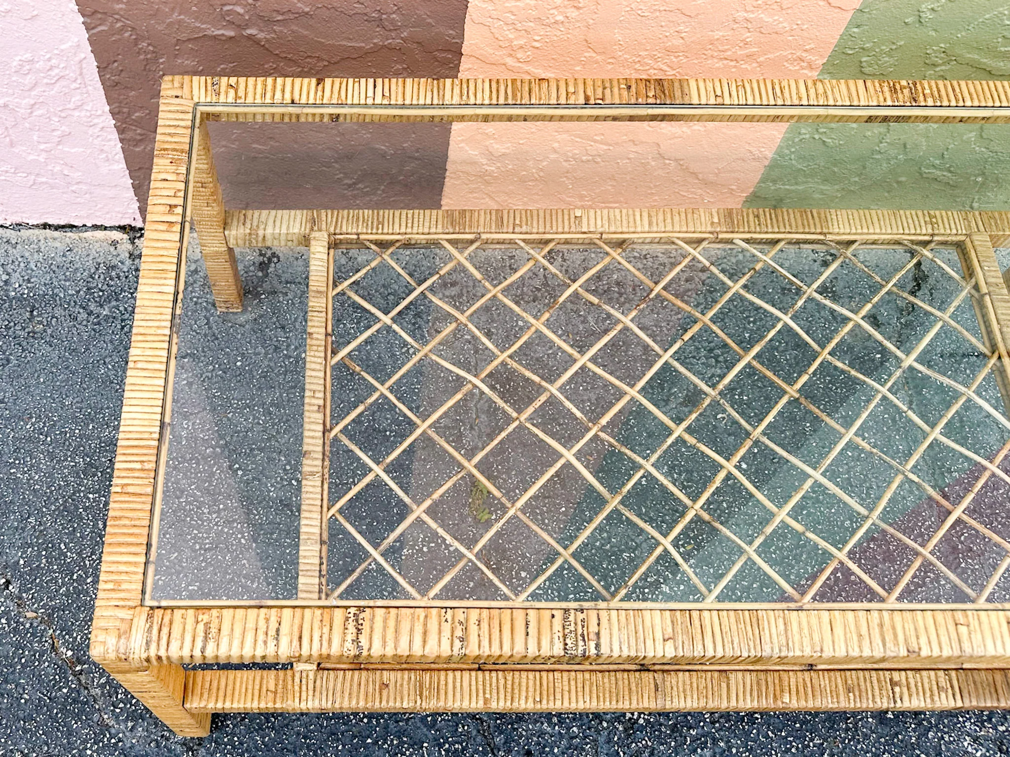 Coastal Rattan Coffee Table - Image 2