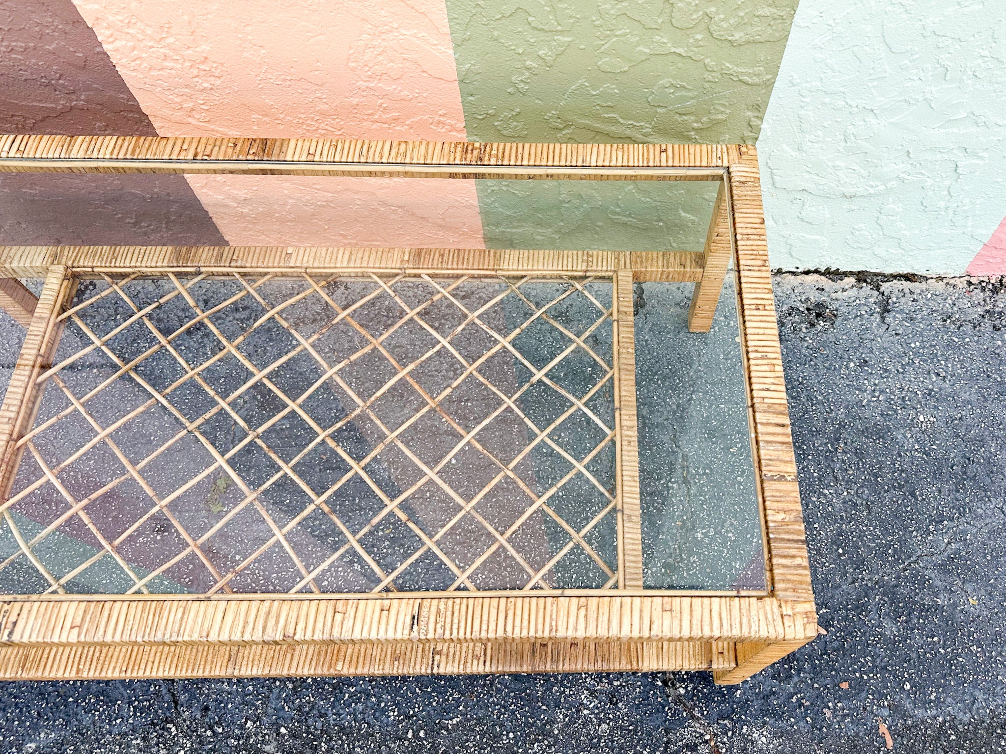 Coastal Rattan Coffee Table - Image 3