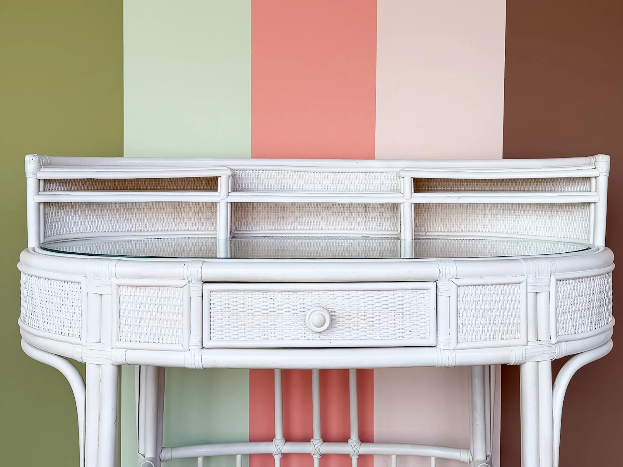 Coastal Rattan Desk and Chair - Image 4
