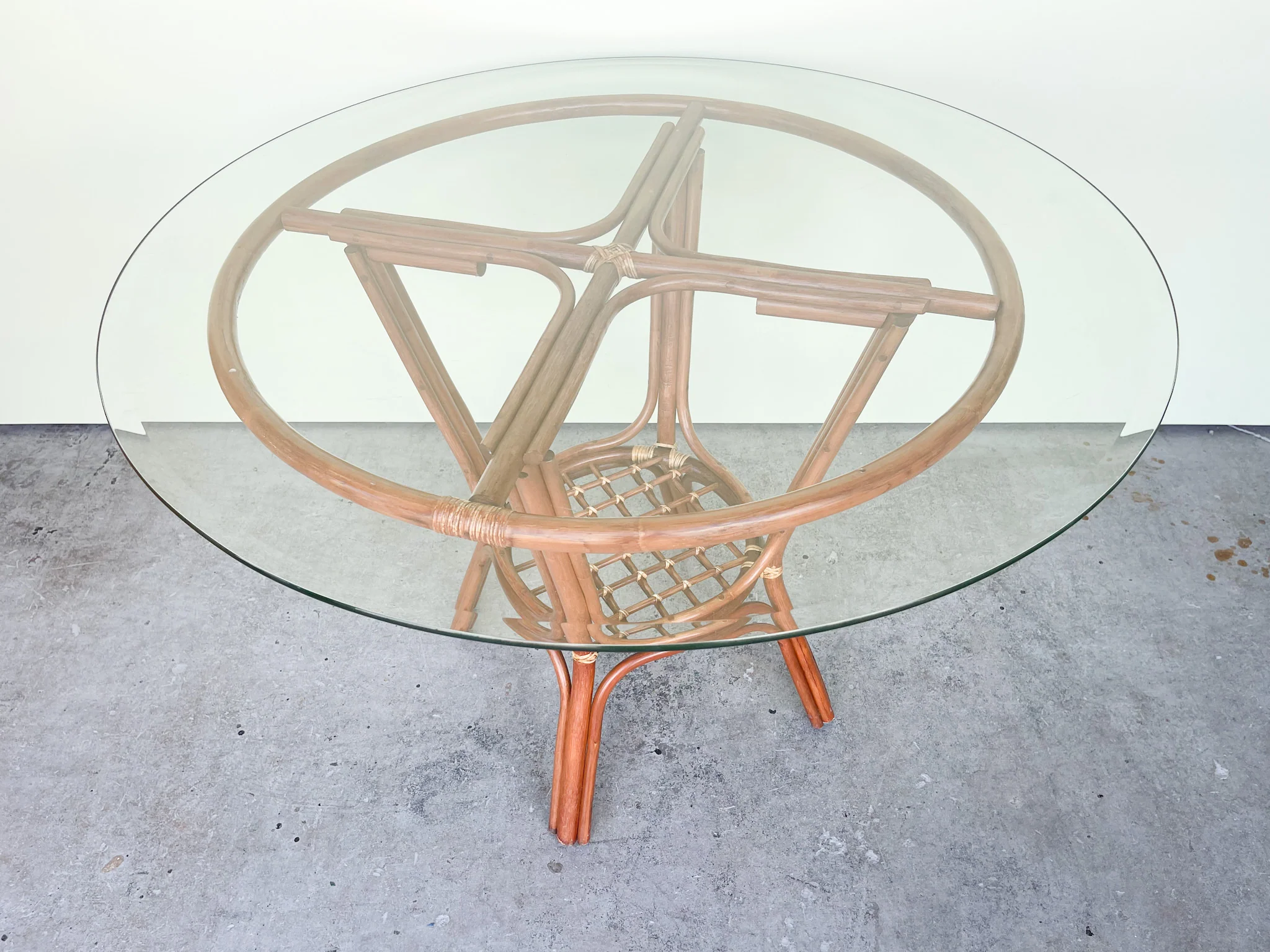 Coastal Rattan Dining Table - Image 2