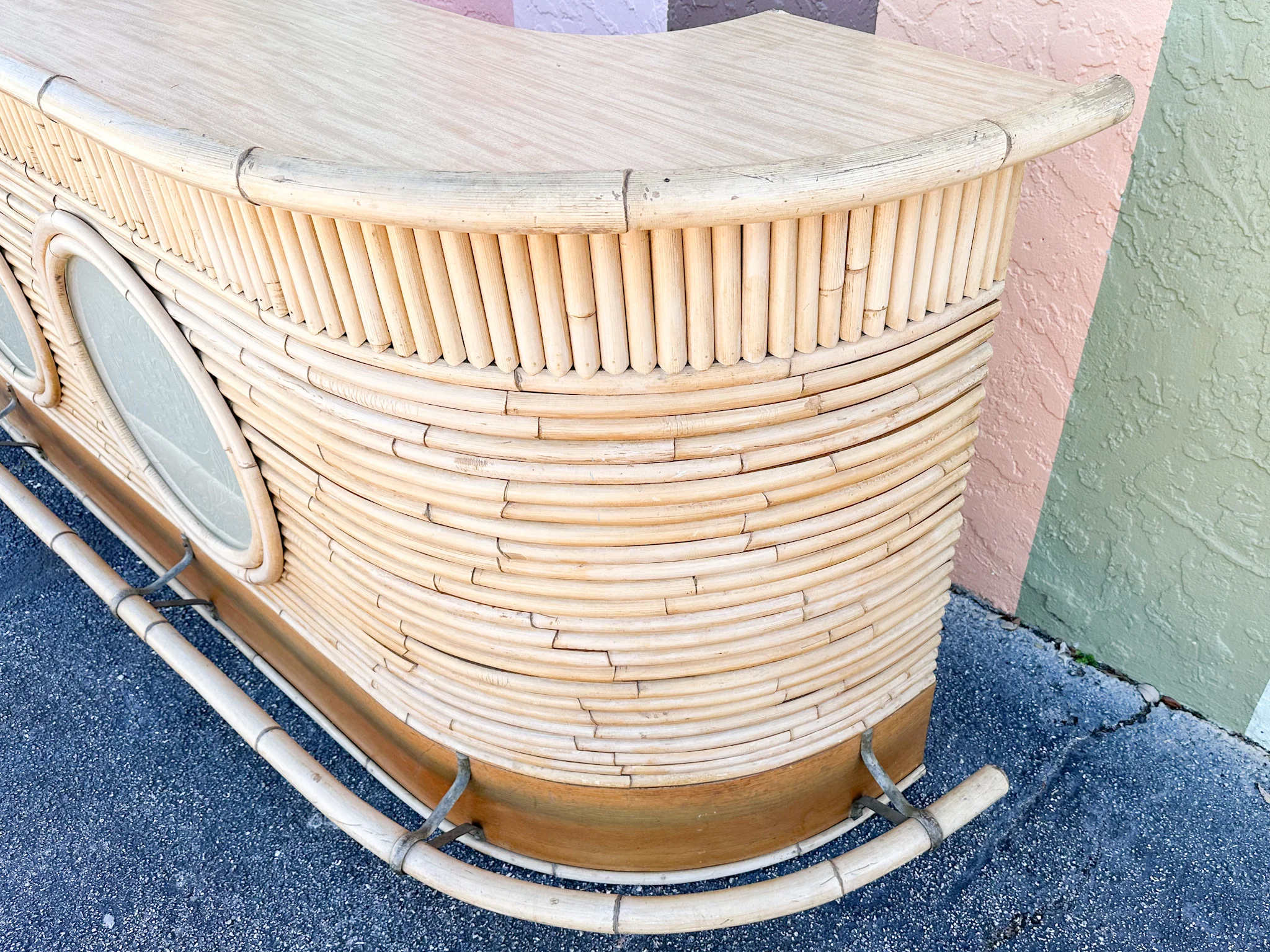 Coastal Rattan Porthole Bar - Image 9