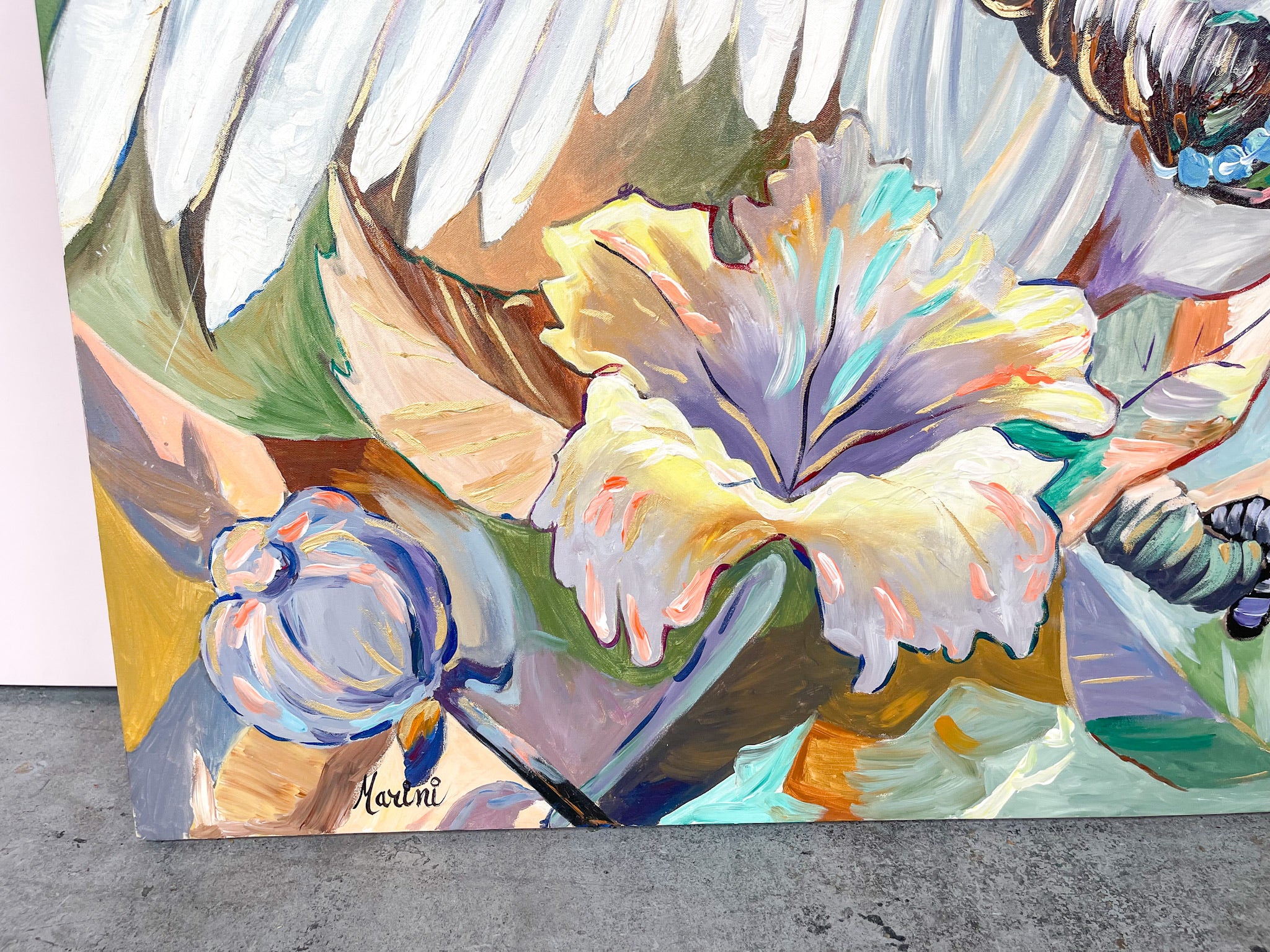 Colorful Cockatoo Signed Painting - Image 3