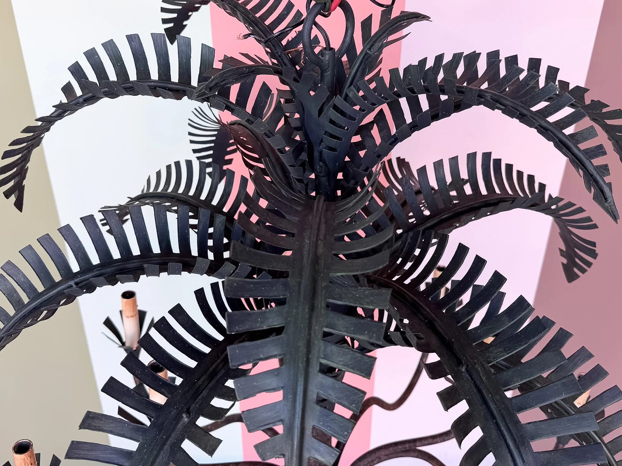 Curry and Company Palm Chandelier - Image 5