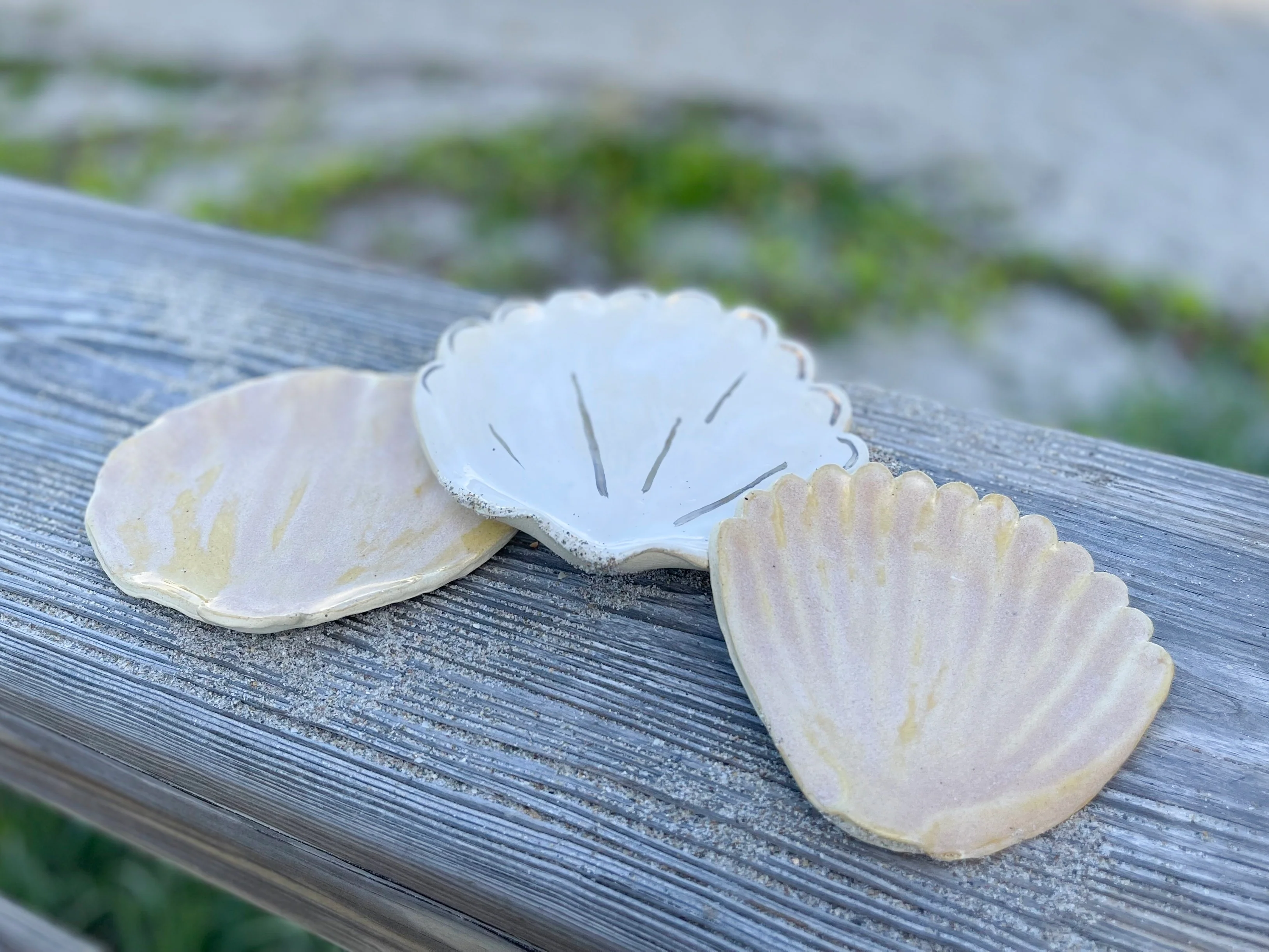 Avenue Pottery x PBR Shellegance Trinket Dish (White) - Image 3