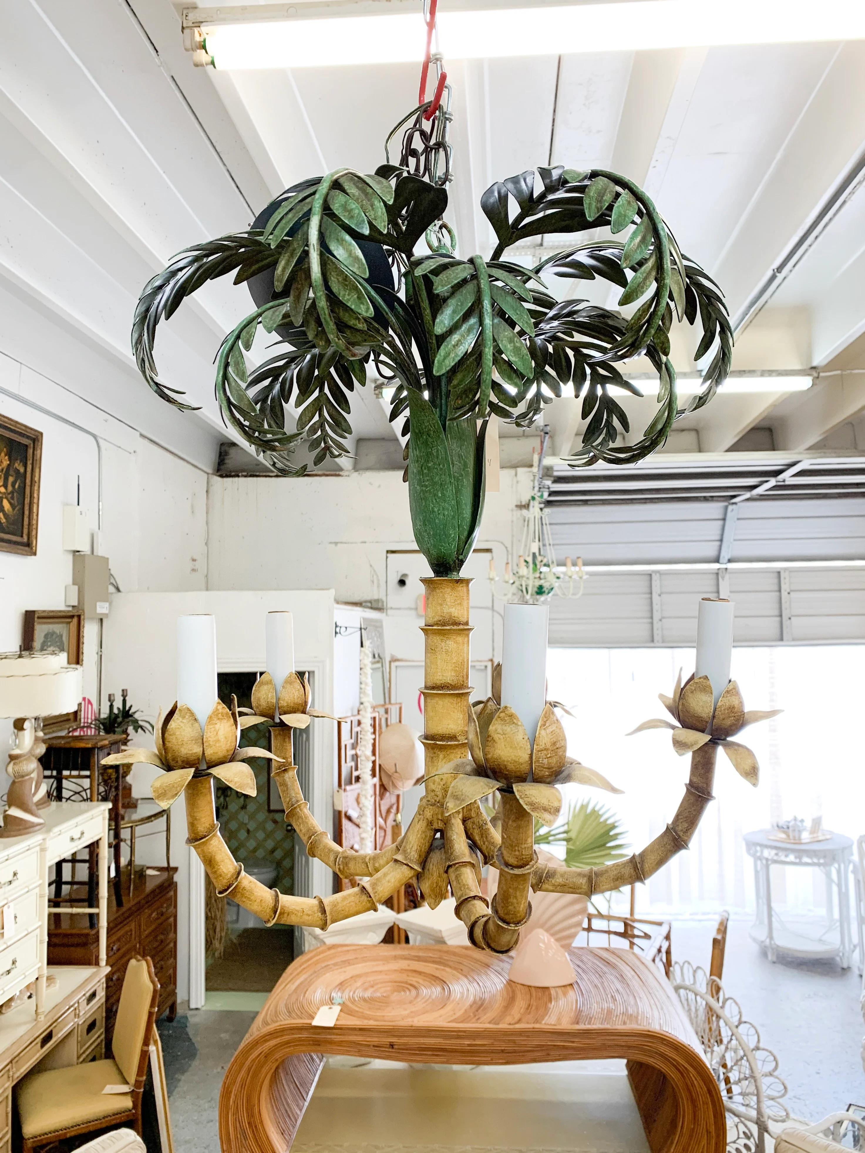Curry & Company Palm Tree Chandelier
