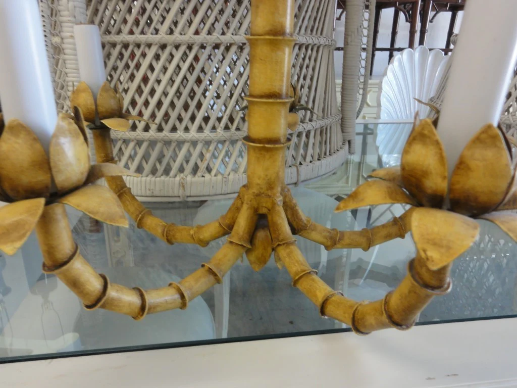Curry & Company Palm Tree Chandelier - Image 5