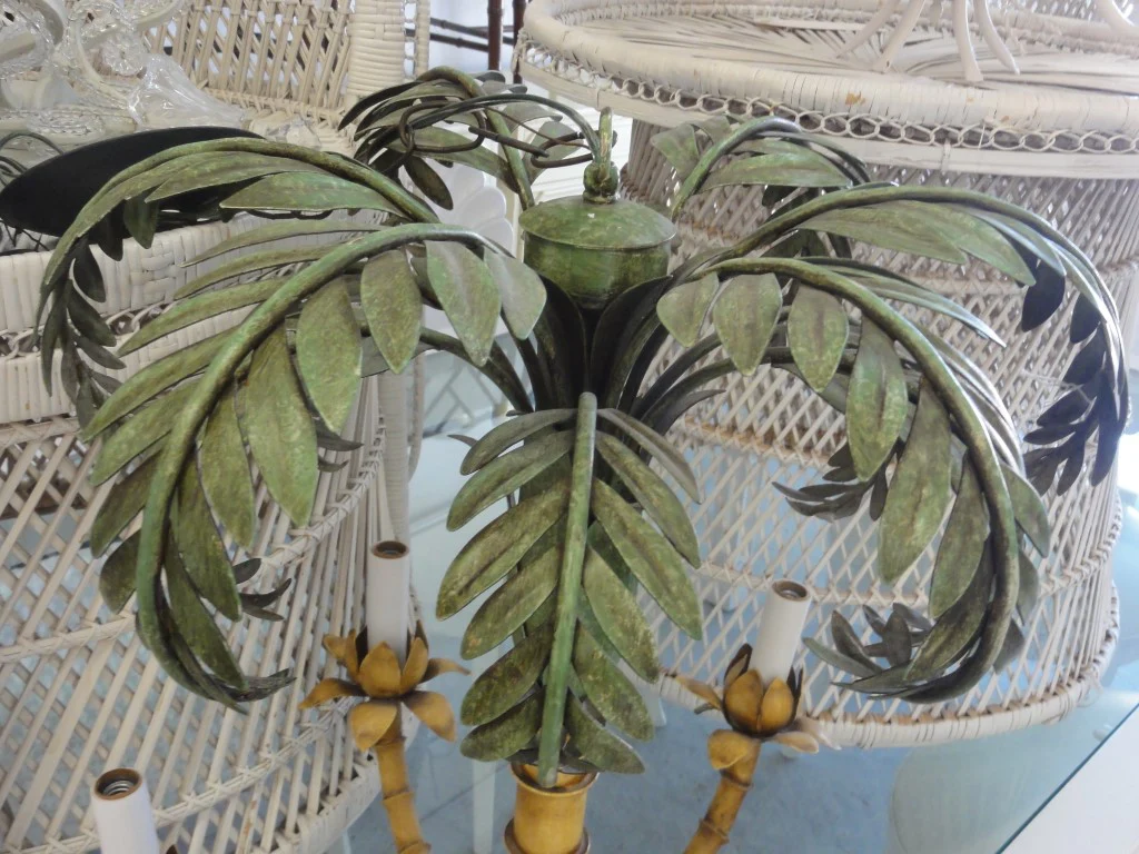 Curry & Company Palm Tree Chandelier - Image 6