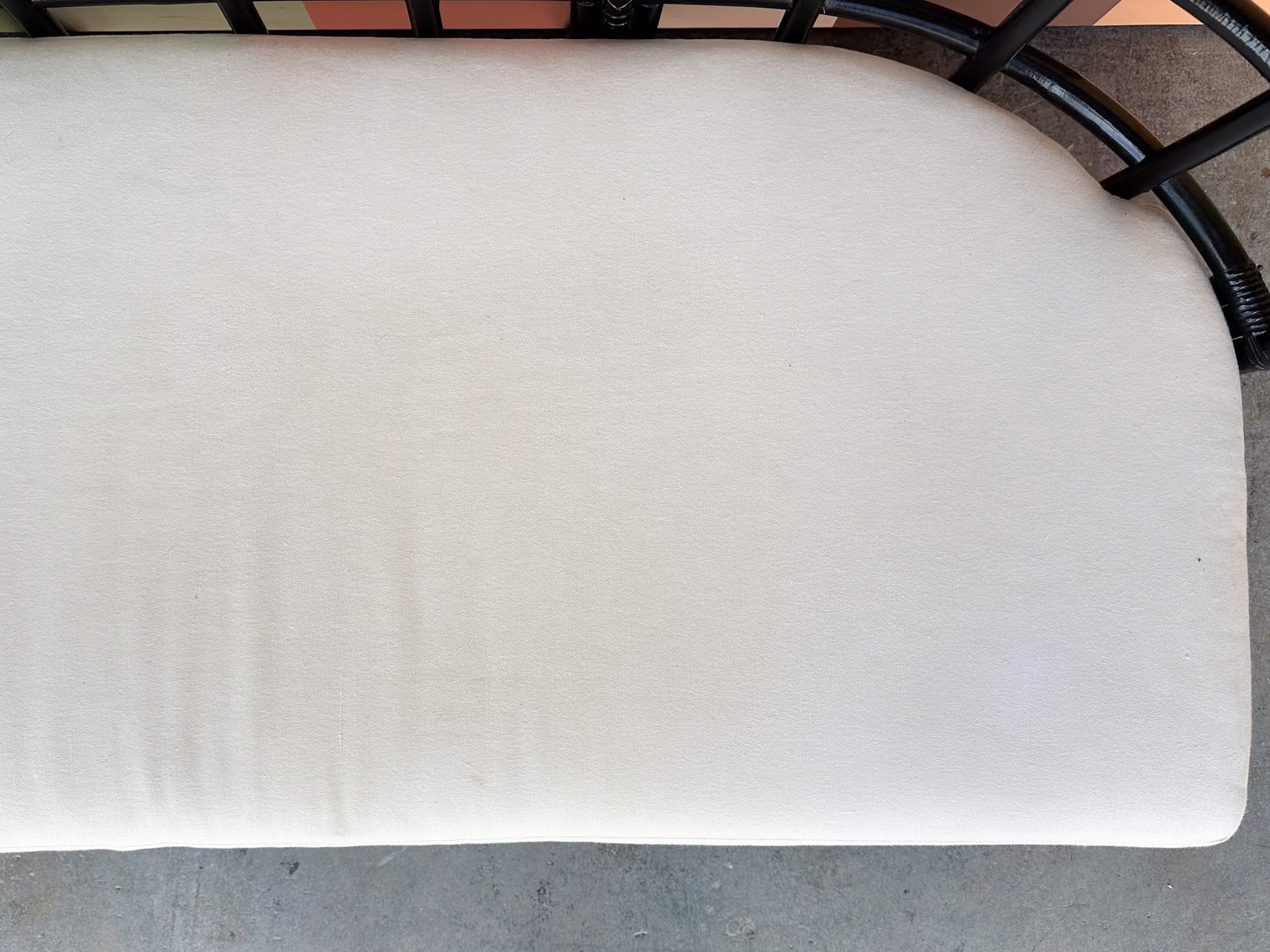 Curved Rattan Loveseat - Image 5