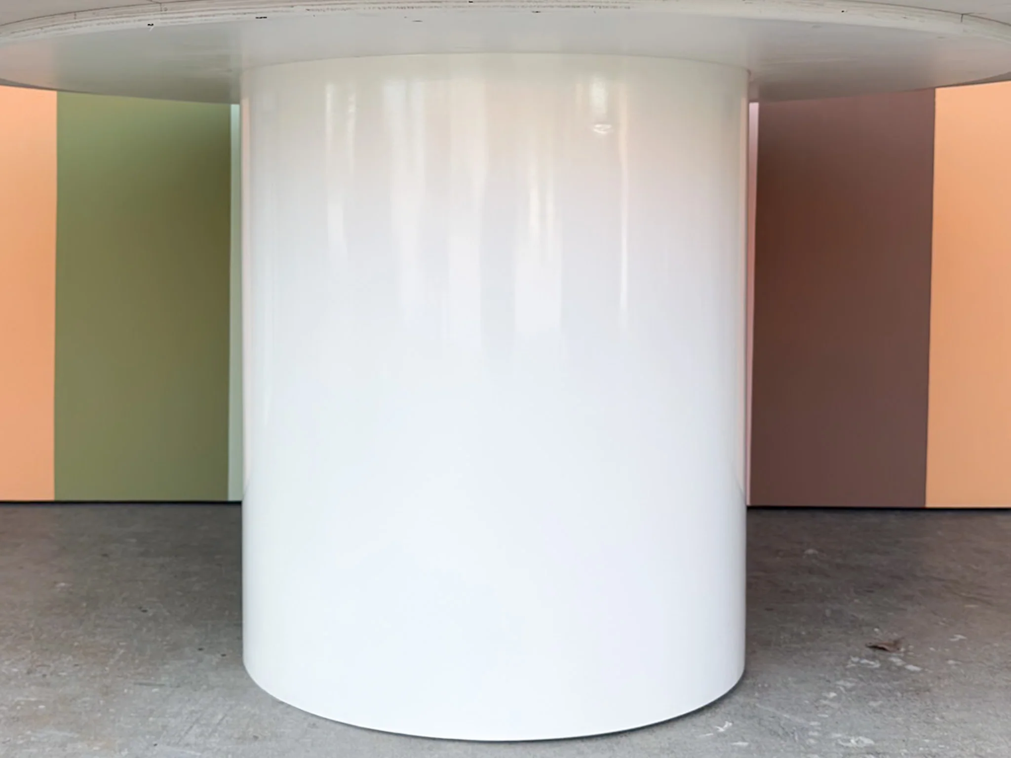 Custom Lacquer Pedestal Dining Table - Image 3