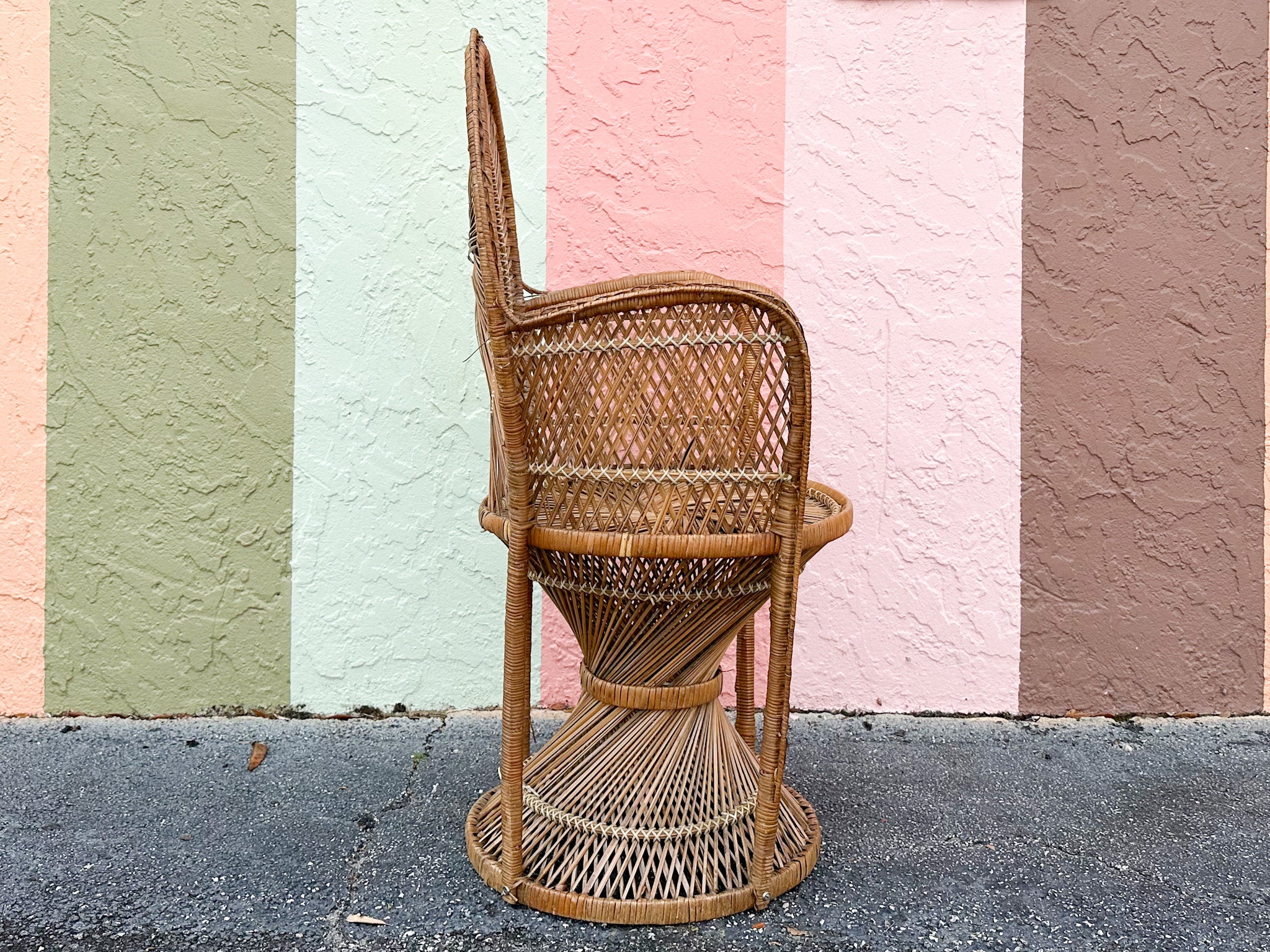 Cute Buri Rattan Sunburst Chair - Image 2