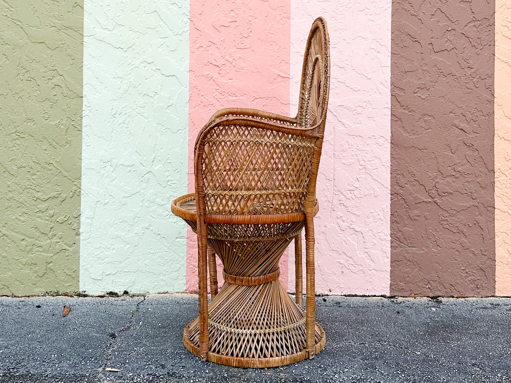 Cute Buri Rattan Sunburst Chair - Image 3