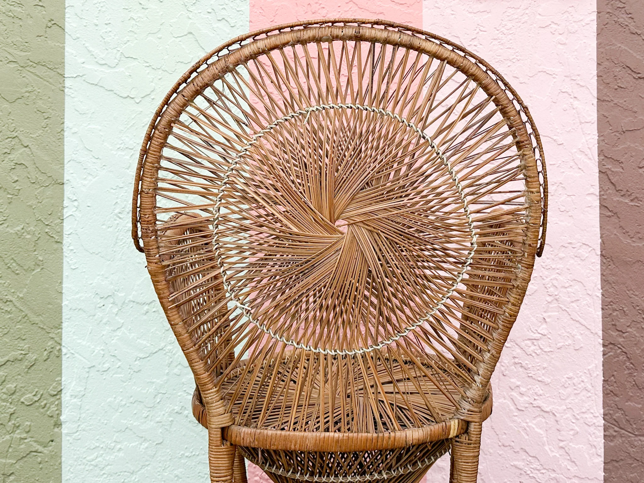 Cute Buri Rattan Sunburst Chair - Image 5
