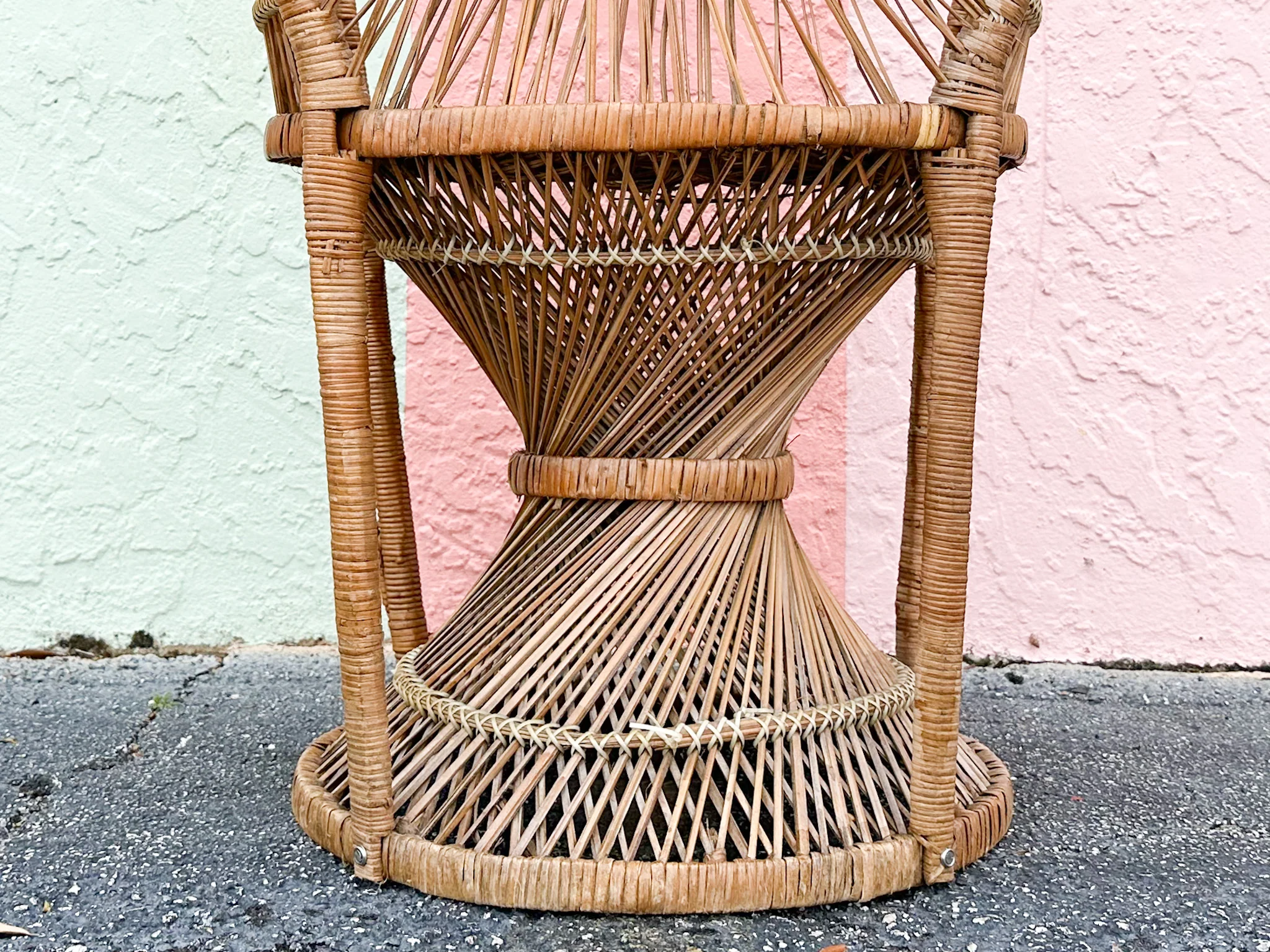 Cute Buri Rattan Sunburst Chair - Image 6