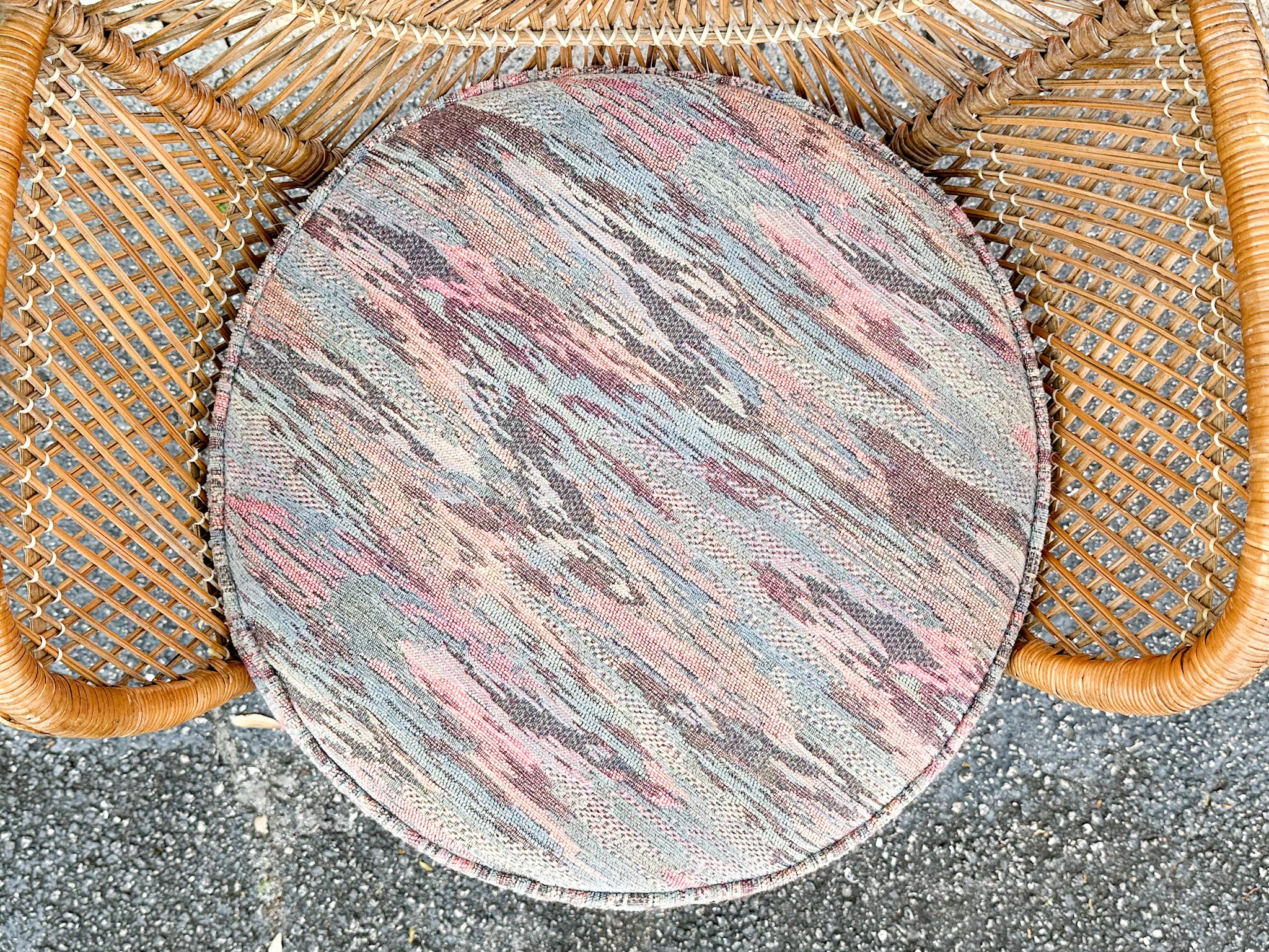 Cute Buri Rattan Sunburst Chair - Image 8