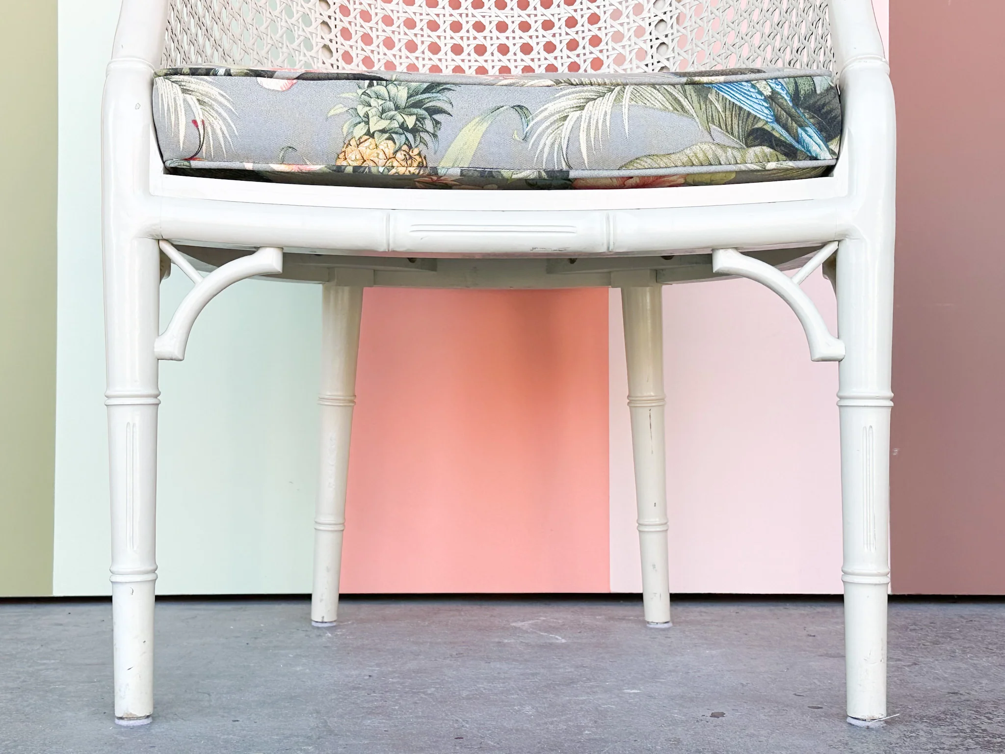 Cute Cane Barrel Chair - Image 3