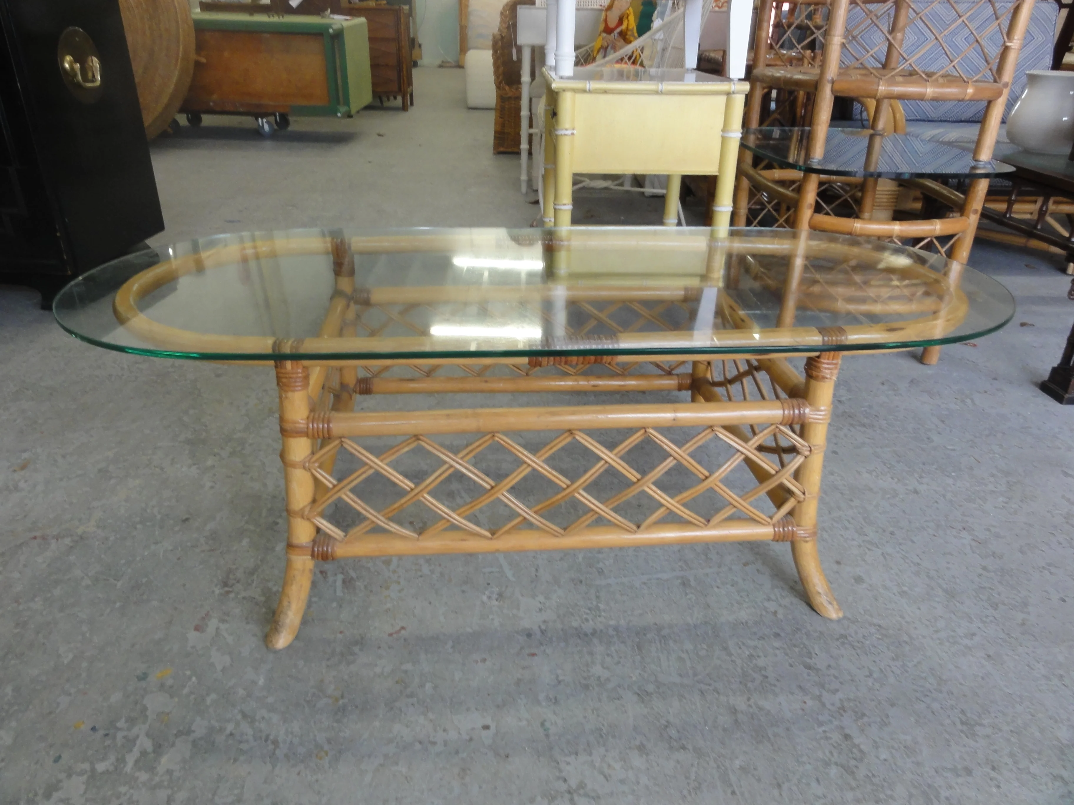 Diamond Pattern Coffee Table - Image 2