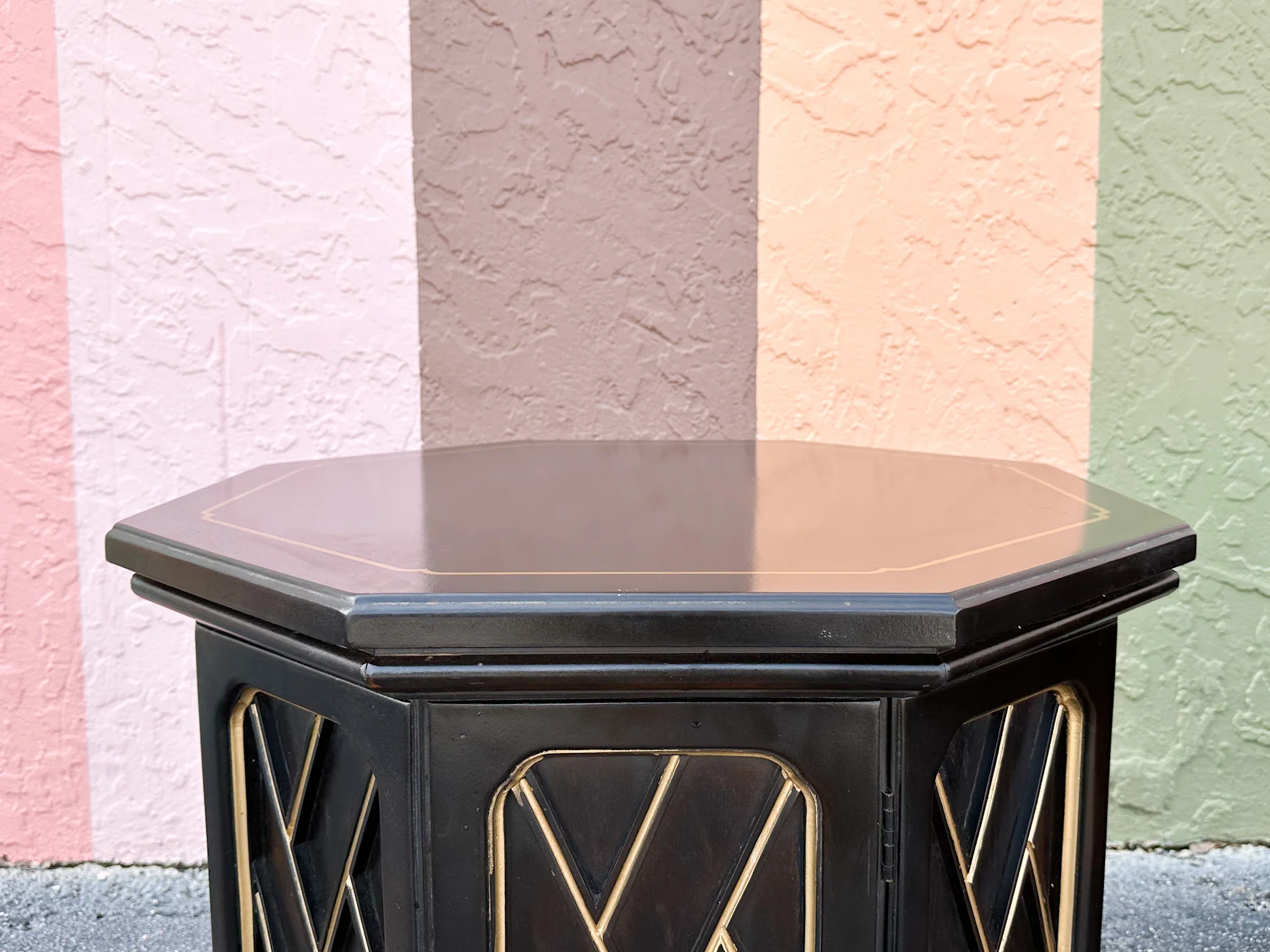 Dorothy Draper Style Chippendale Side Tables - Image 5