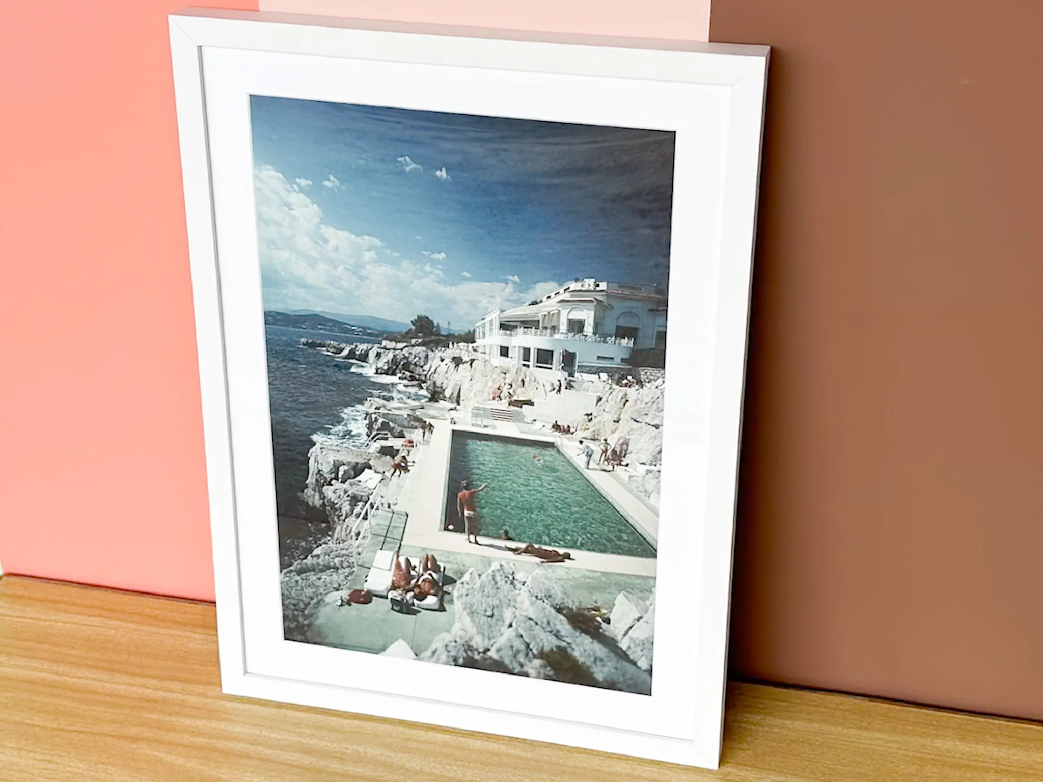 Eden Roc Pool Slim Aarons Framed Print