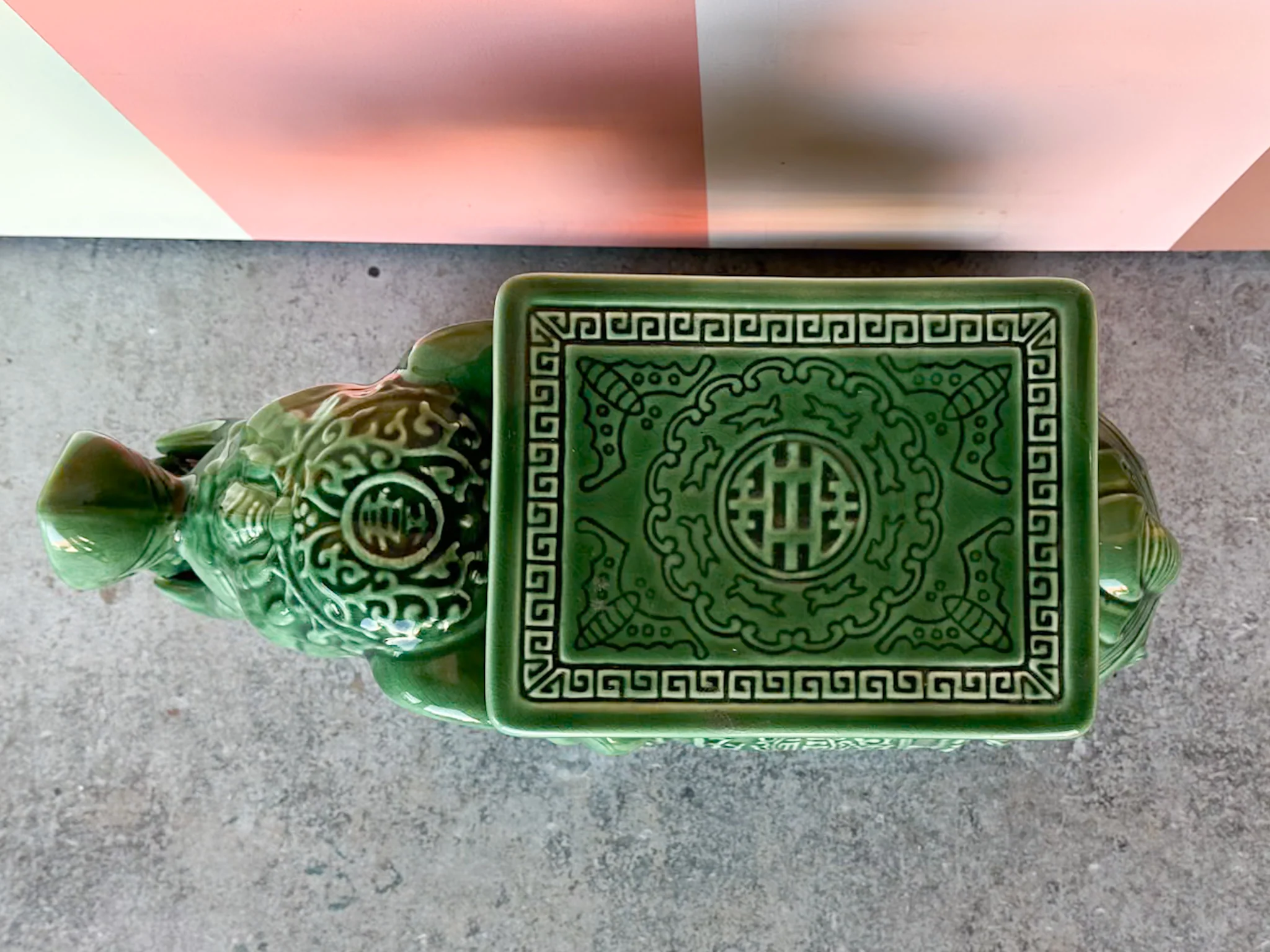 Emerald Elephant Garden Seat - Image 7