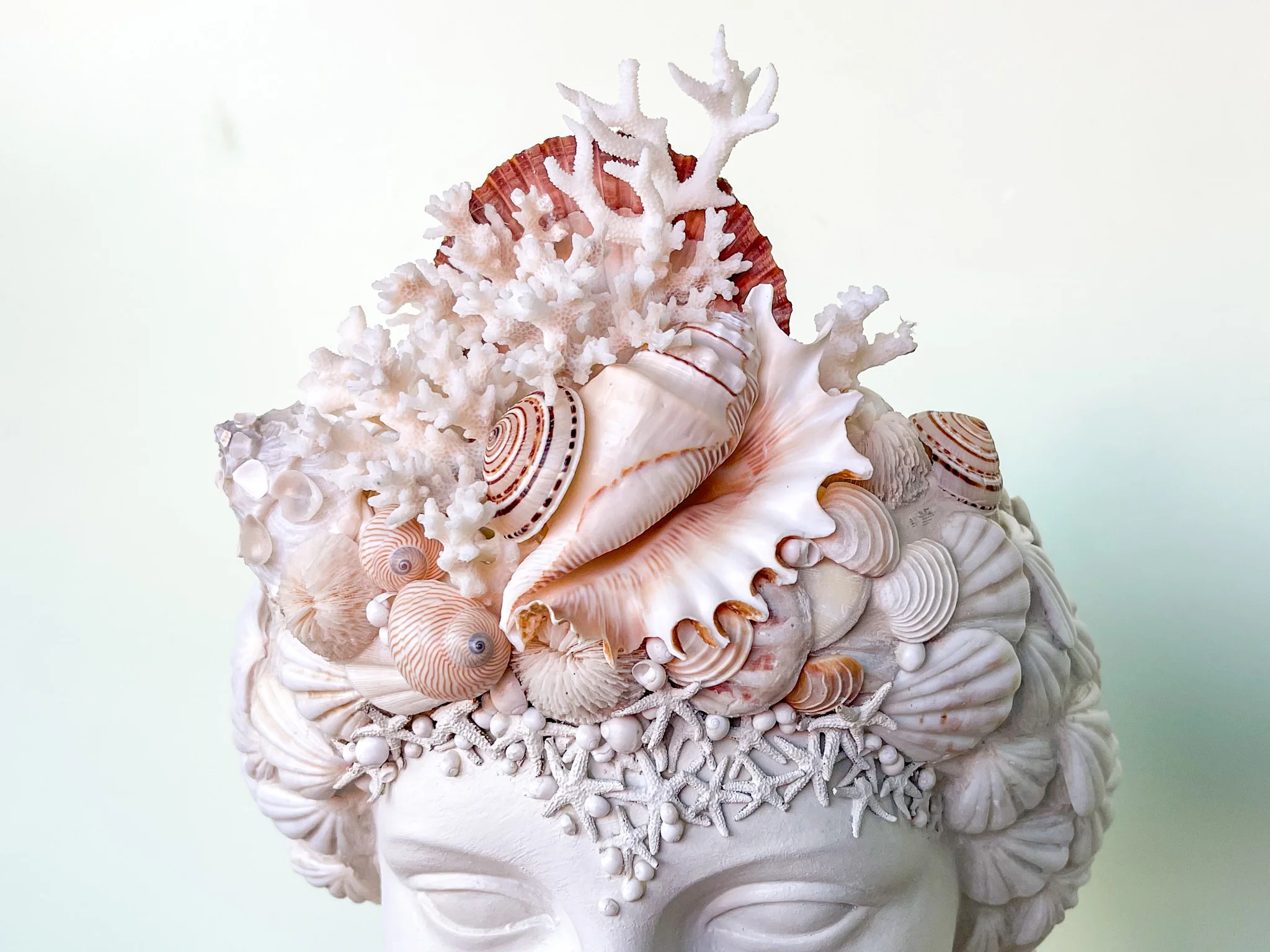Extra Large Shellegance Bust Cachepot - Image 2