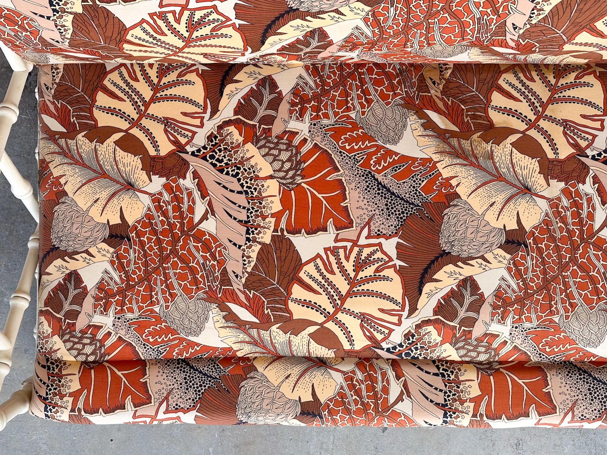 Fab Faux Bamboo Sofa - Image 11