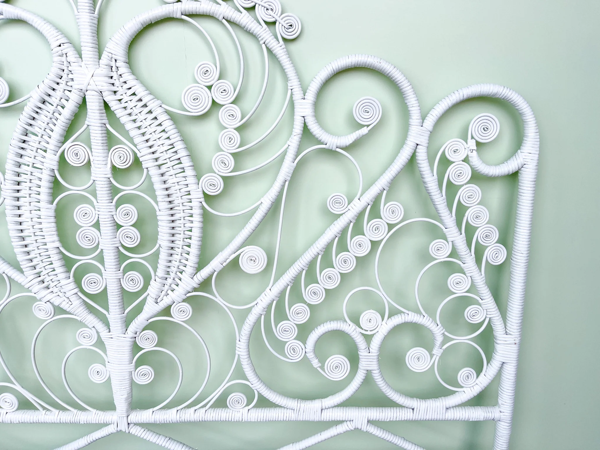 Fab Fiddlehead Queen Headboard - Image 5