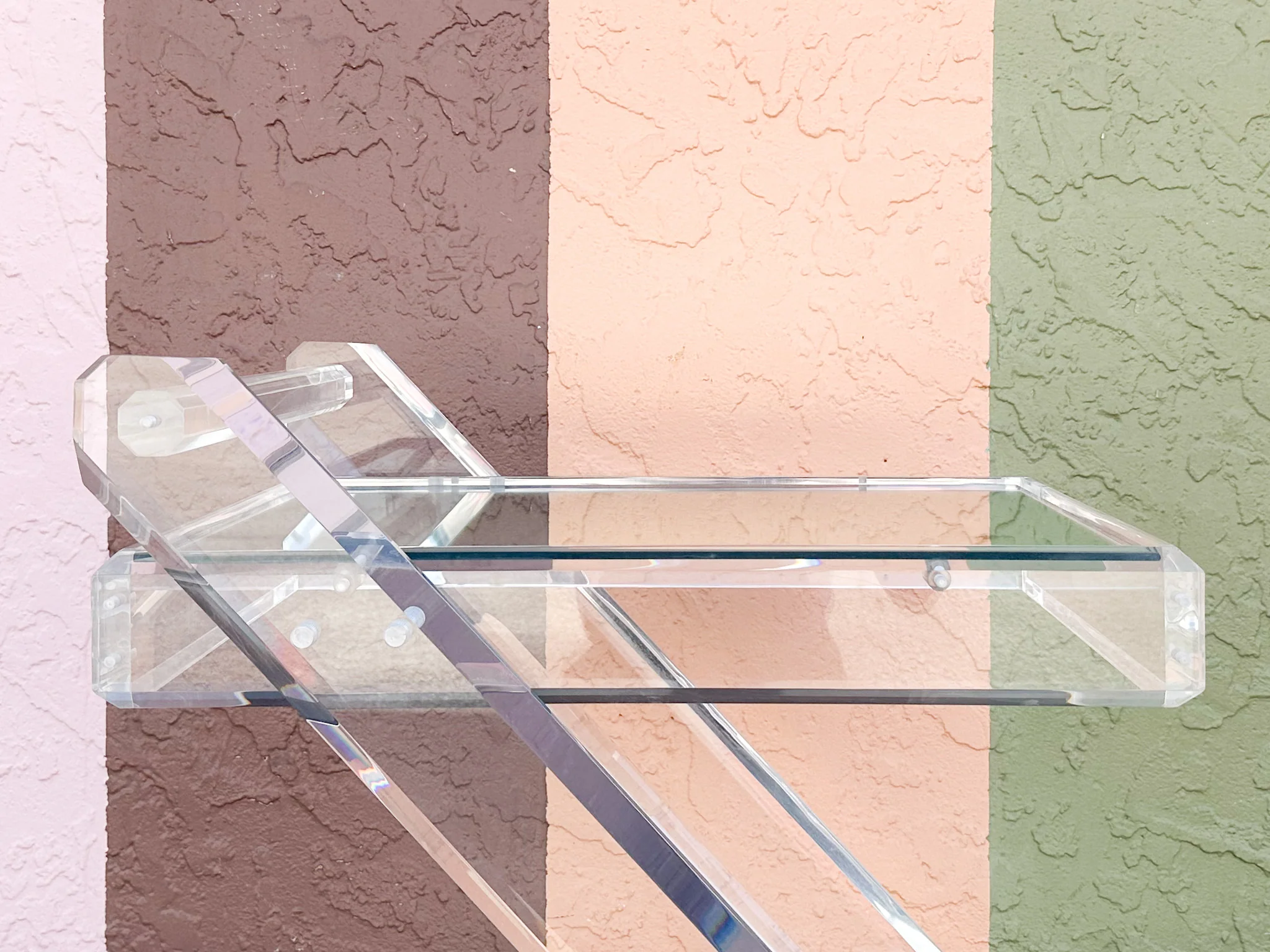 Fab MCM Mirrored Lucite Bar Cart - Image 12