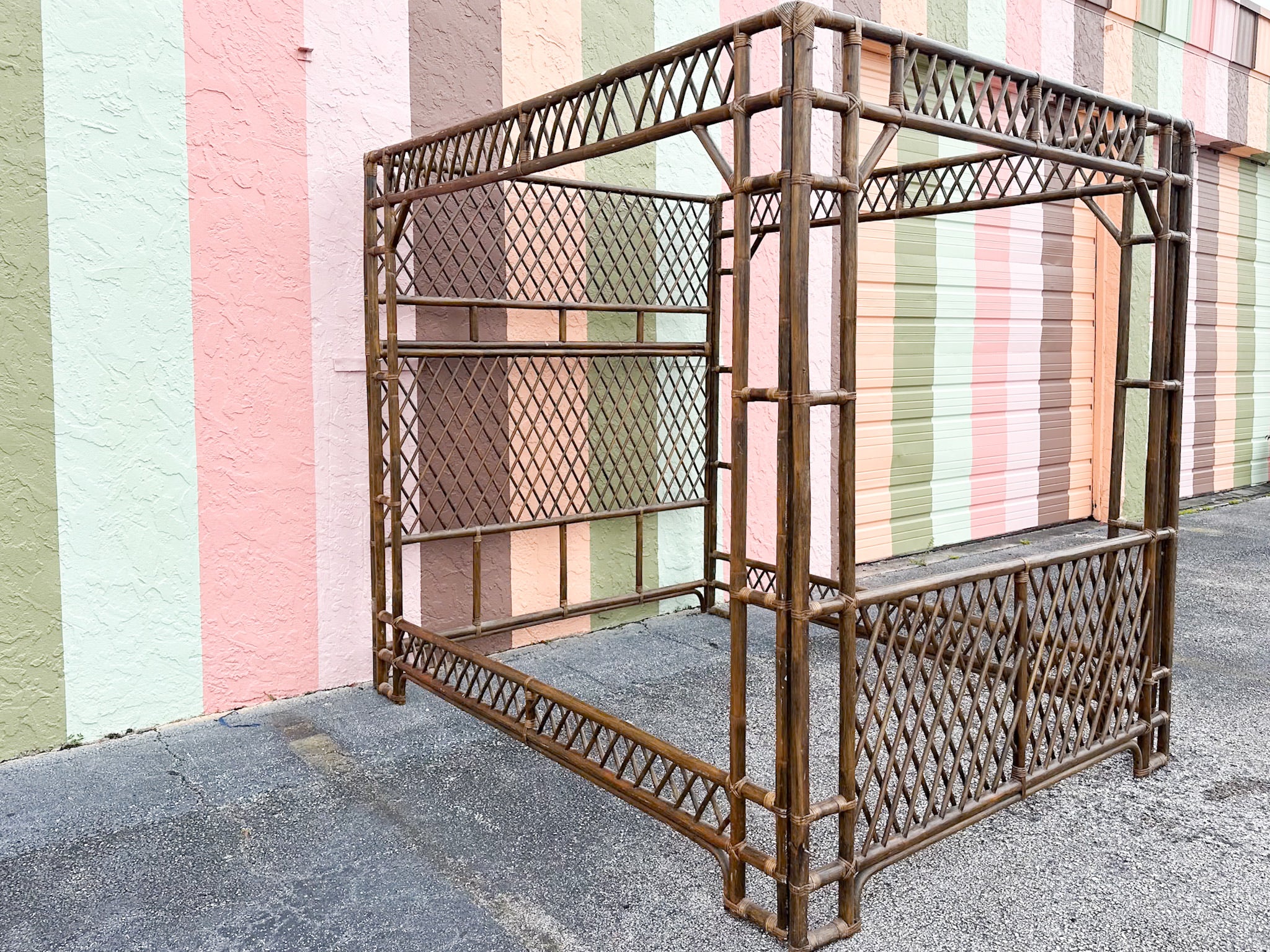 Fab Rattan Queen Canopy Bed - Image 10