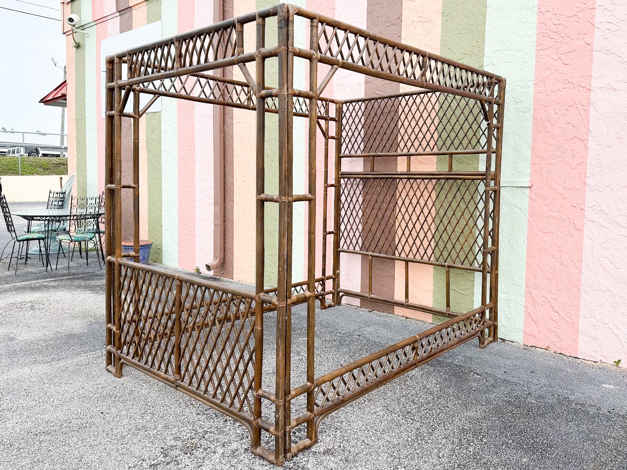 Fab Rattan Queen Canopy Bed - Image 6