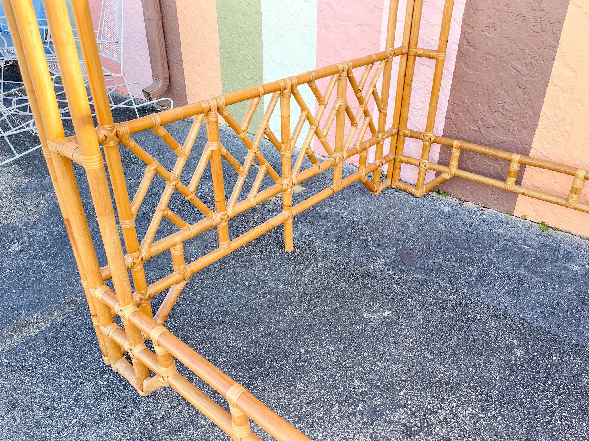 Fab Rattan Queen Canopy Bed - Image 8