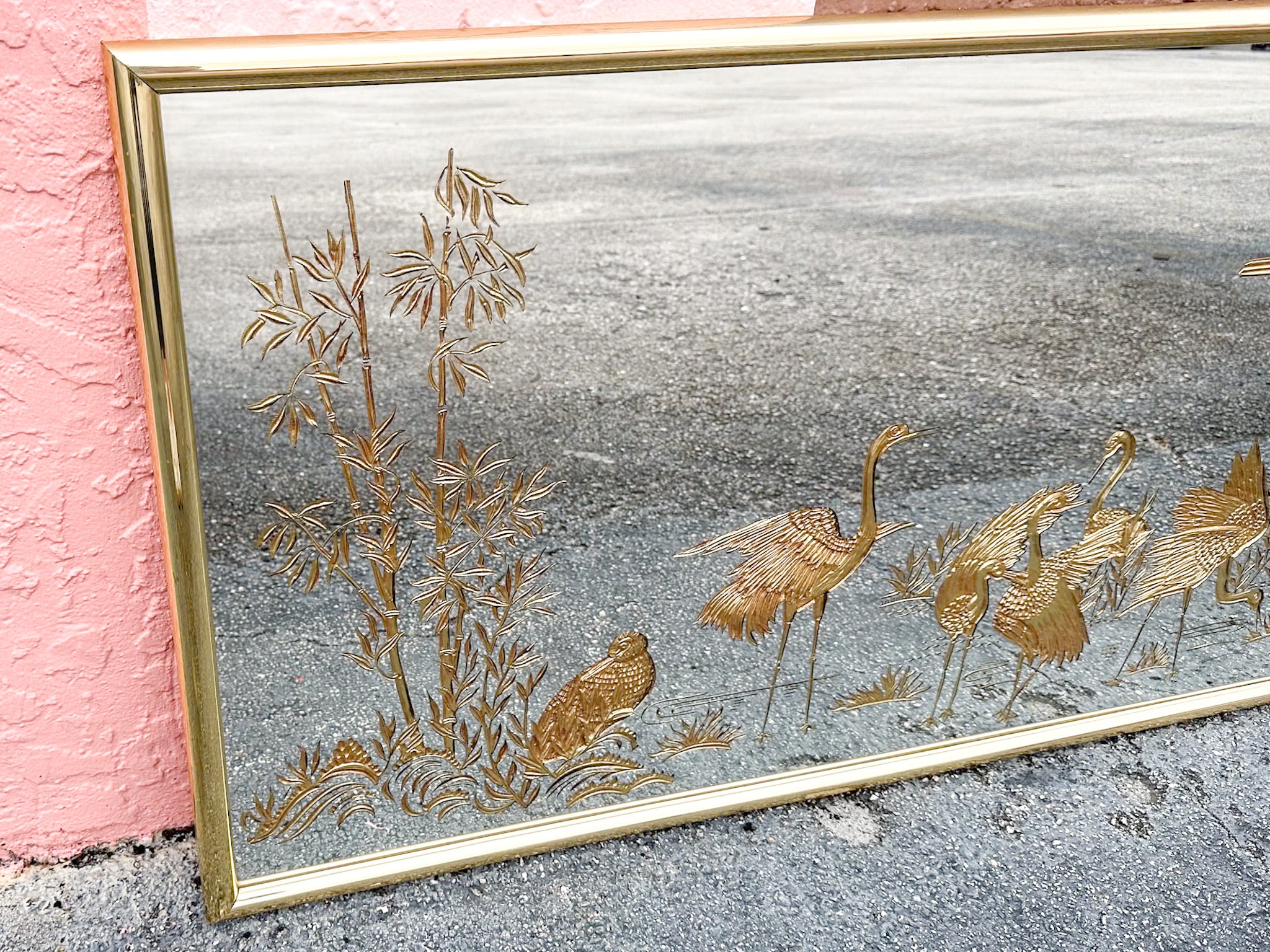 Fabulous Gold Flamingo Mirror - Image 7