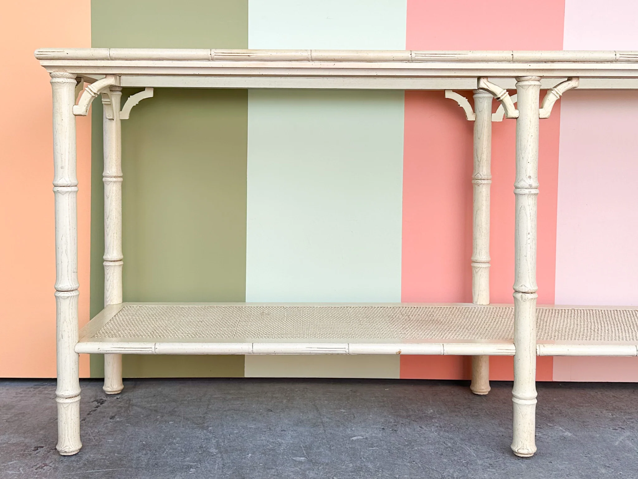 Faux Bamboo Console - Image 3