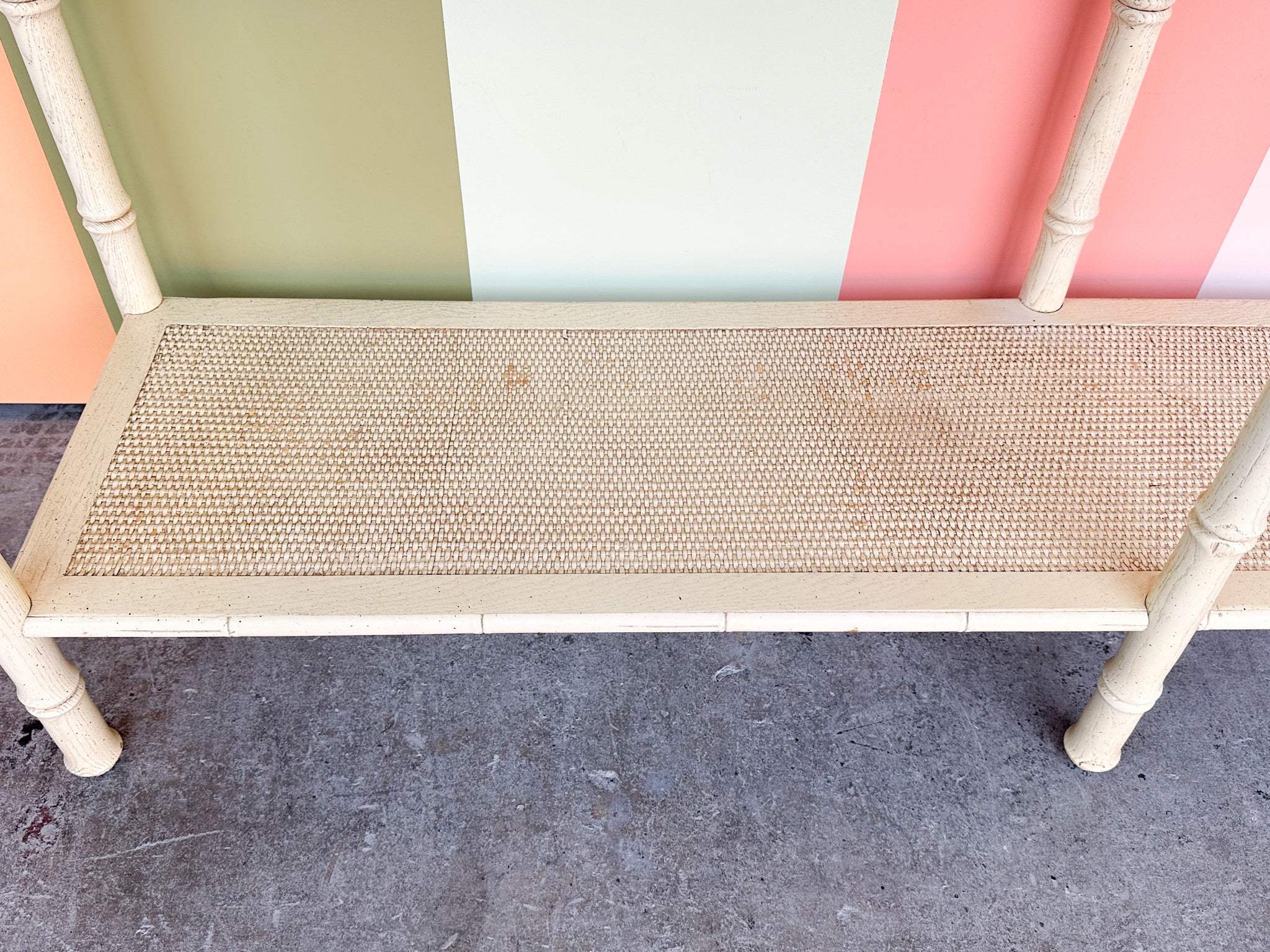 Faux Bamboo Console - Image 7