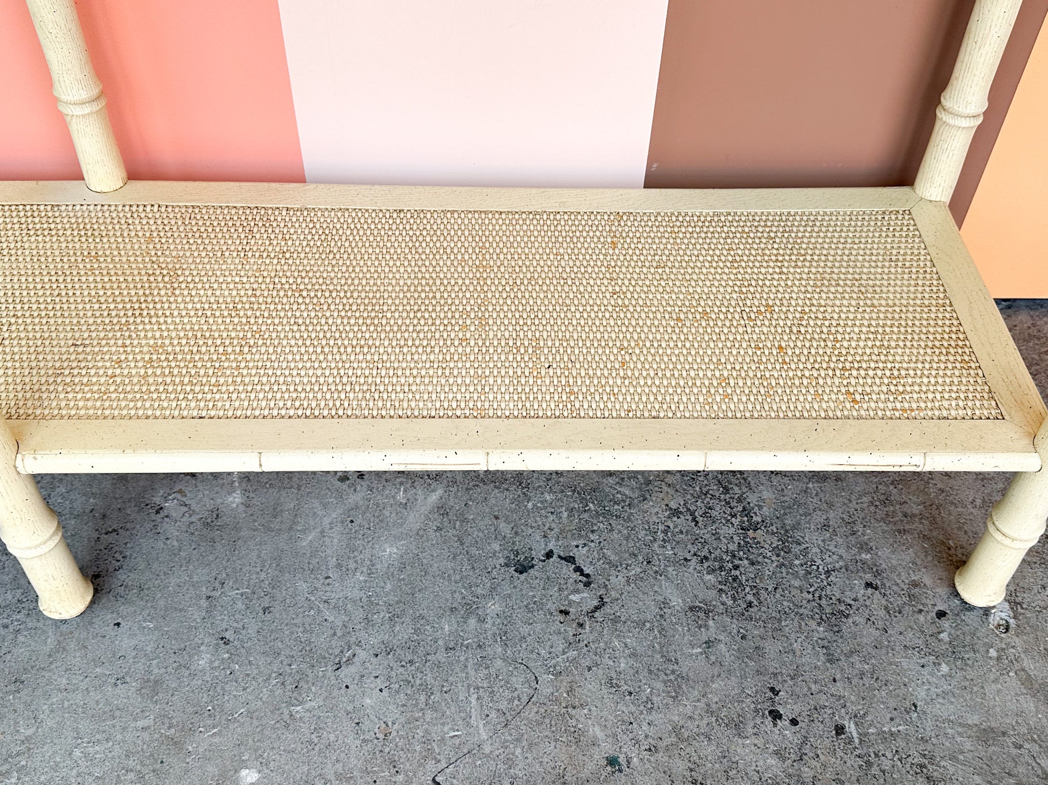 Faux Bamboo Console - Image 8