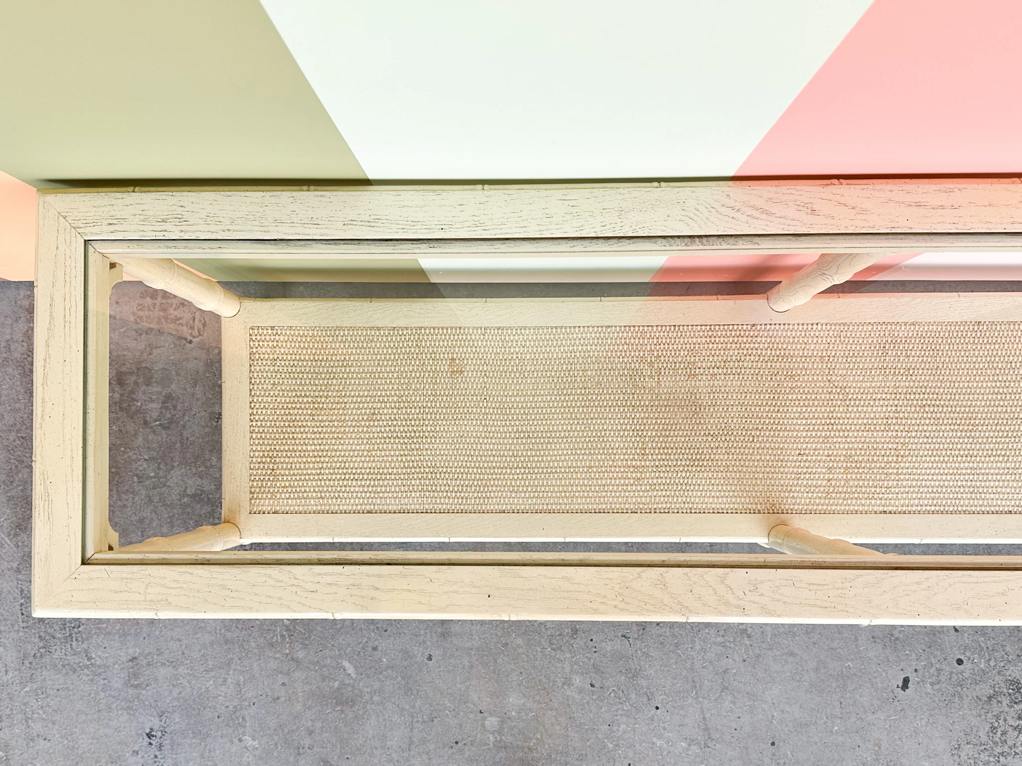 Faux Bamboo Console - Image 9