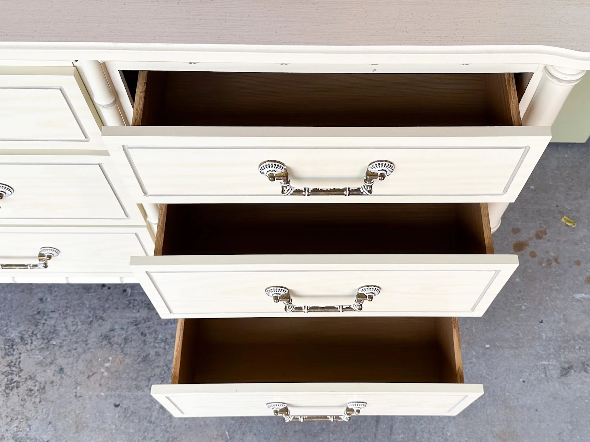 Faux Bamboo Dresser - Image 6