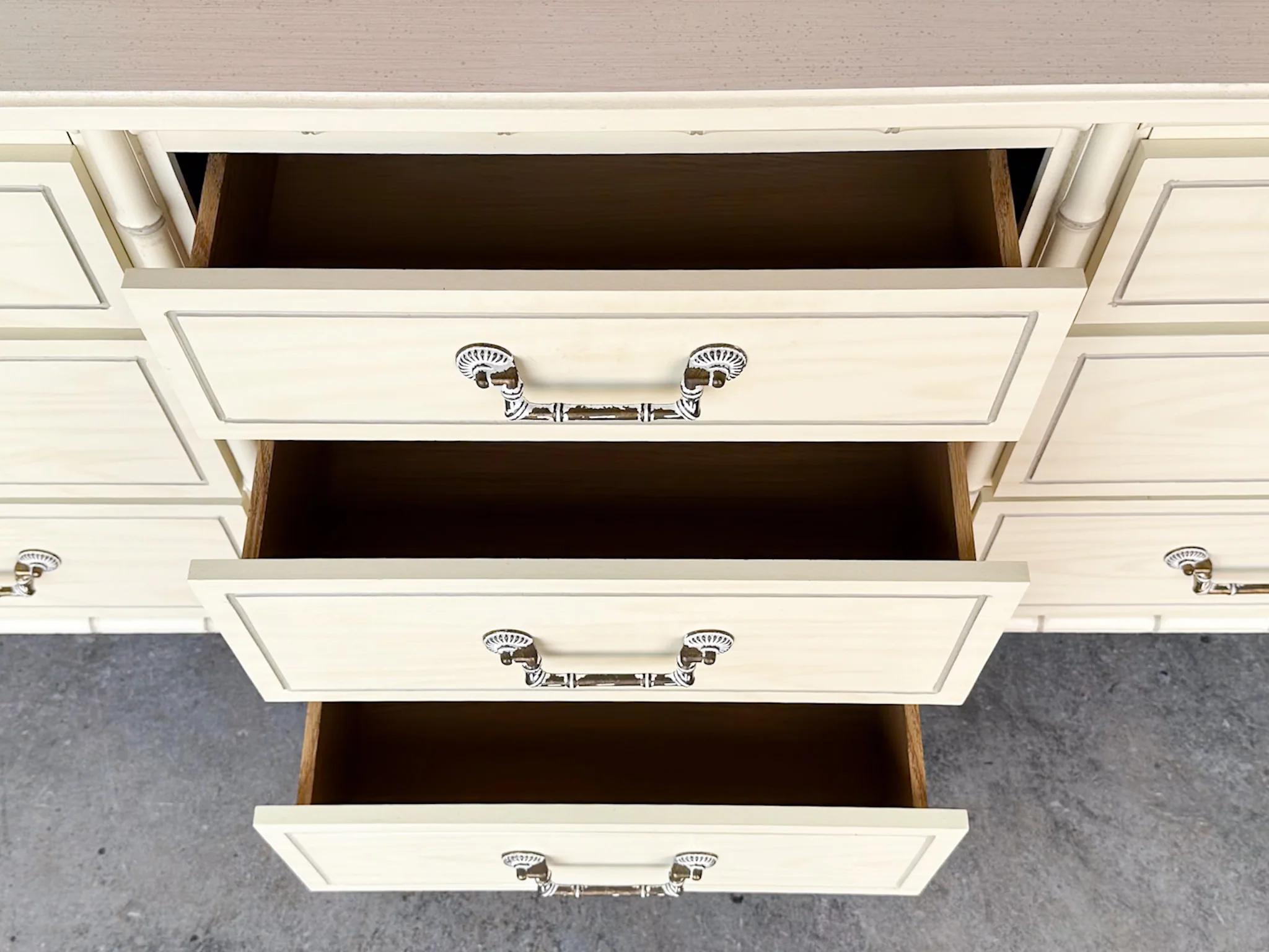 Faux Bamboo Dresser - Image 7