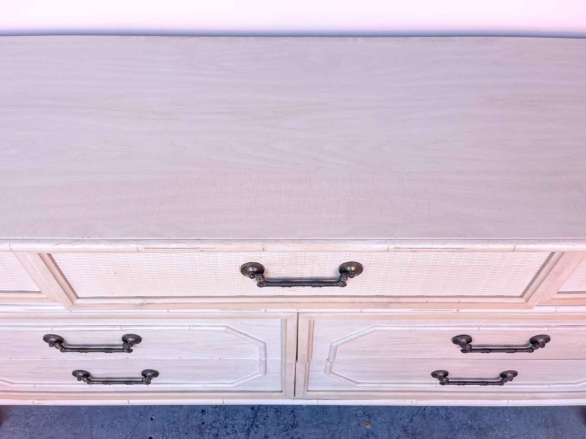 Faux Bamboo Dresser - Image 2