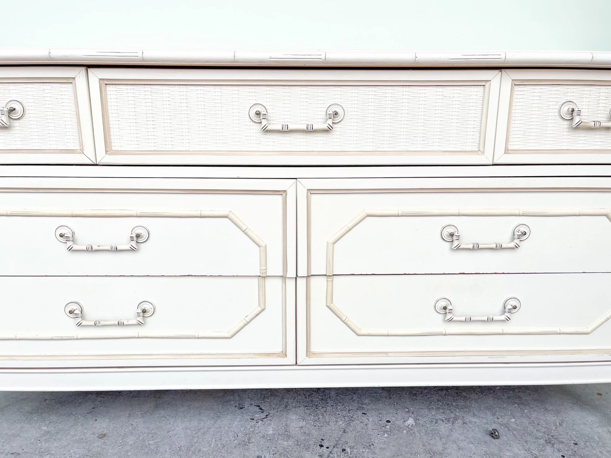 Faux Bamboo Dresser - Image 3