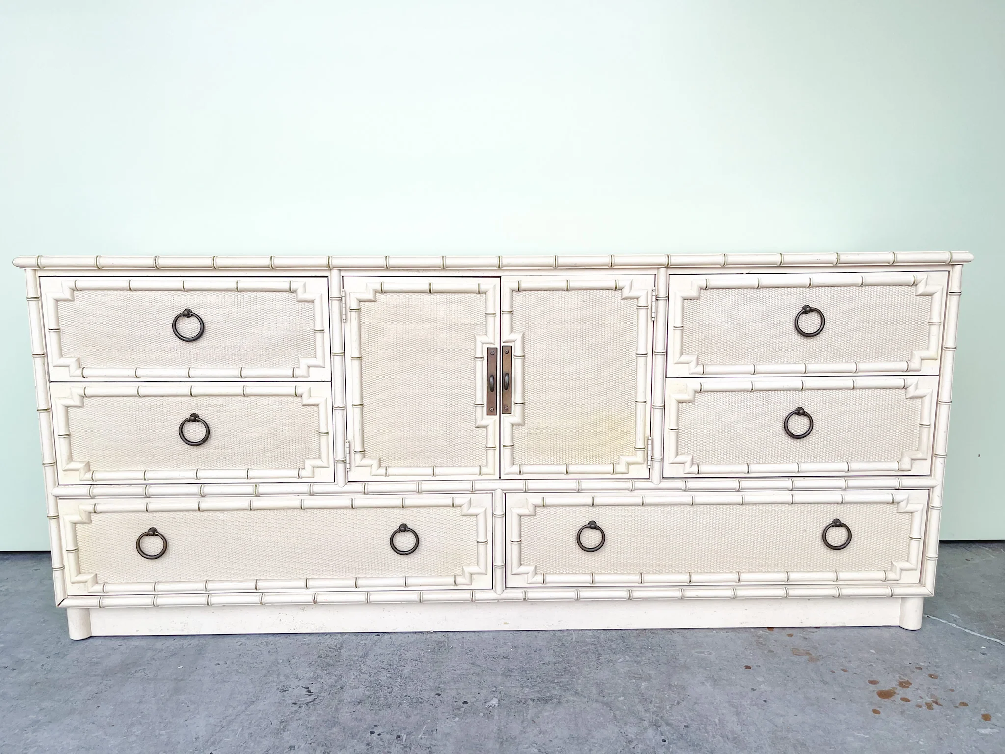 Faux Bamboo Dresser by Drexel